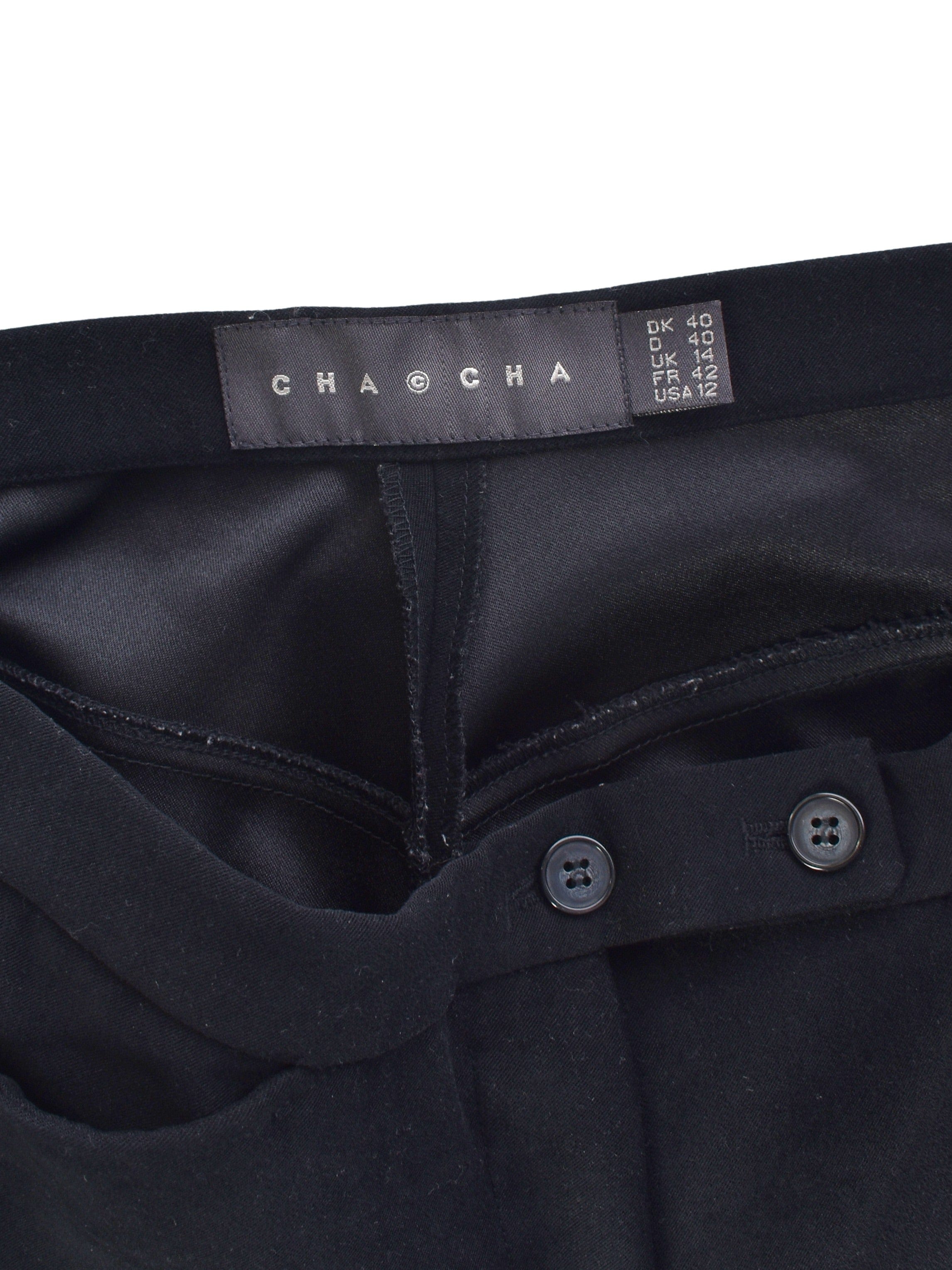 Cha Cha Bukser - 40 / Sort / Kvinde - SassyLAB Secondhand