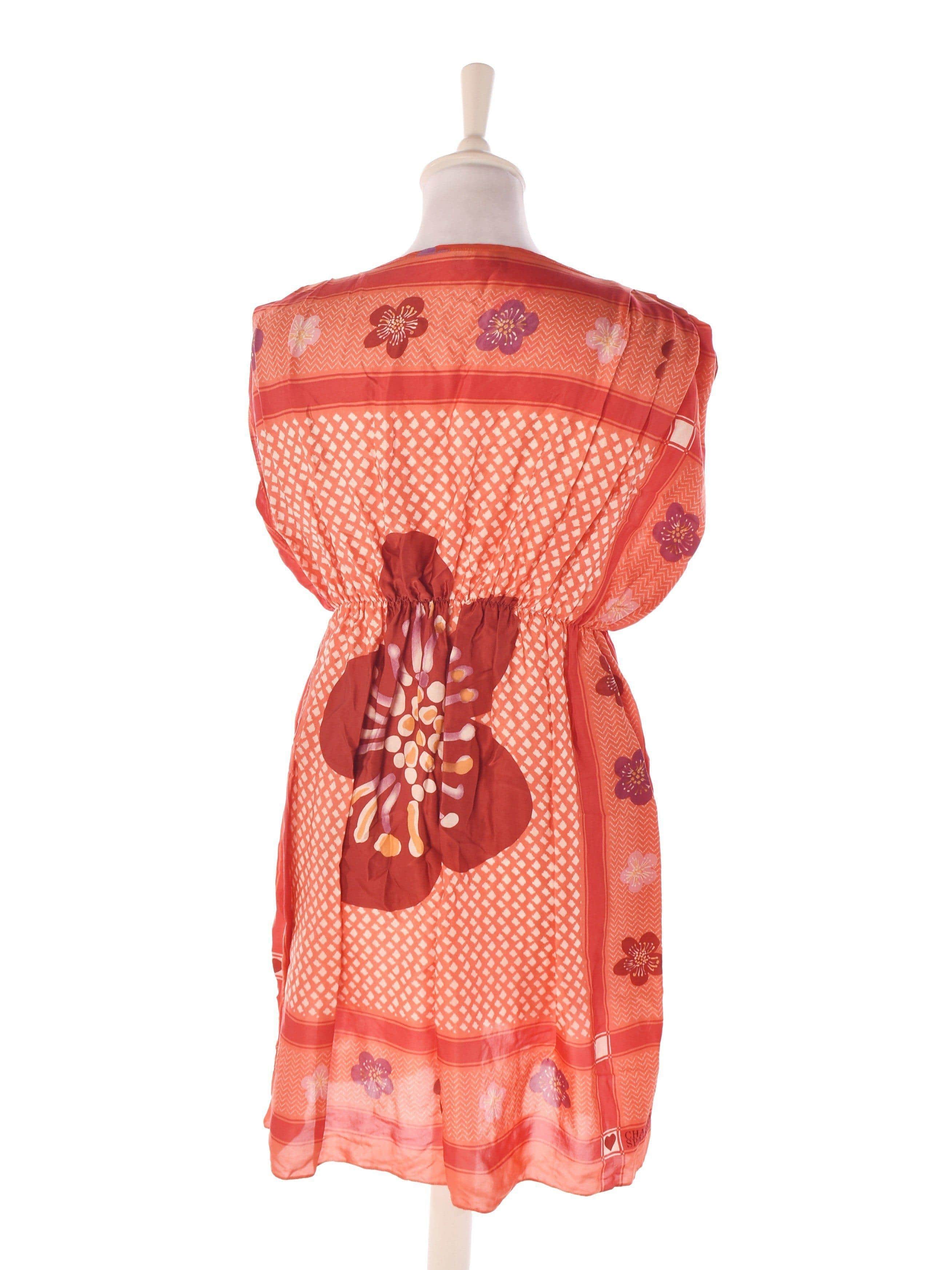 Charlotte Sparre Kjole - S / Orange / Kvinde - SassyLAB Secondhand