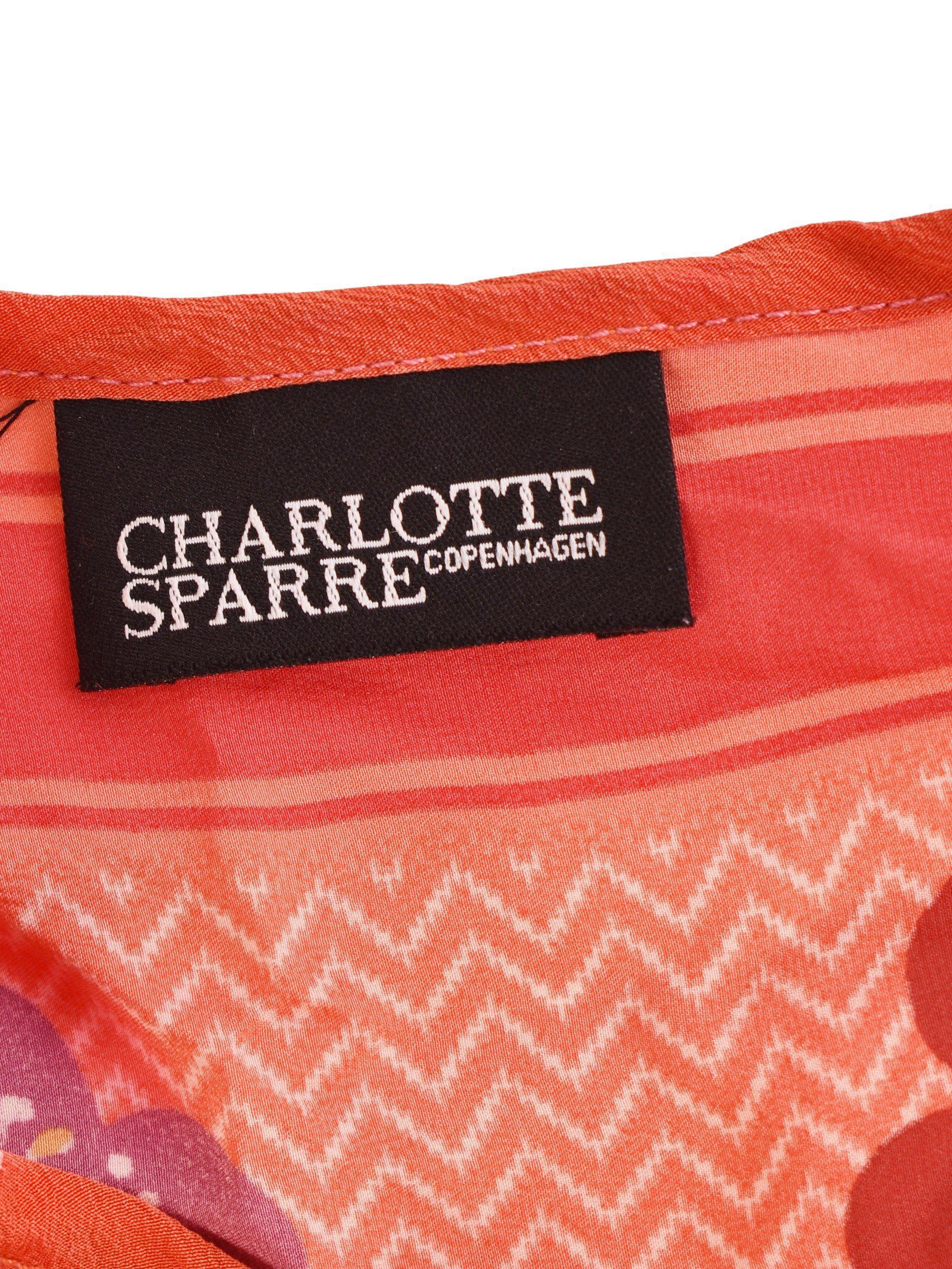 Charlotte Sparre Kjole - S / Orange / Kvinde - SassyLAB Secondhand