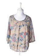 Ciso Bluse - 42 / Brun / Kvinde - SassyLAB Secondhand