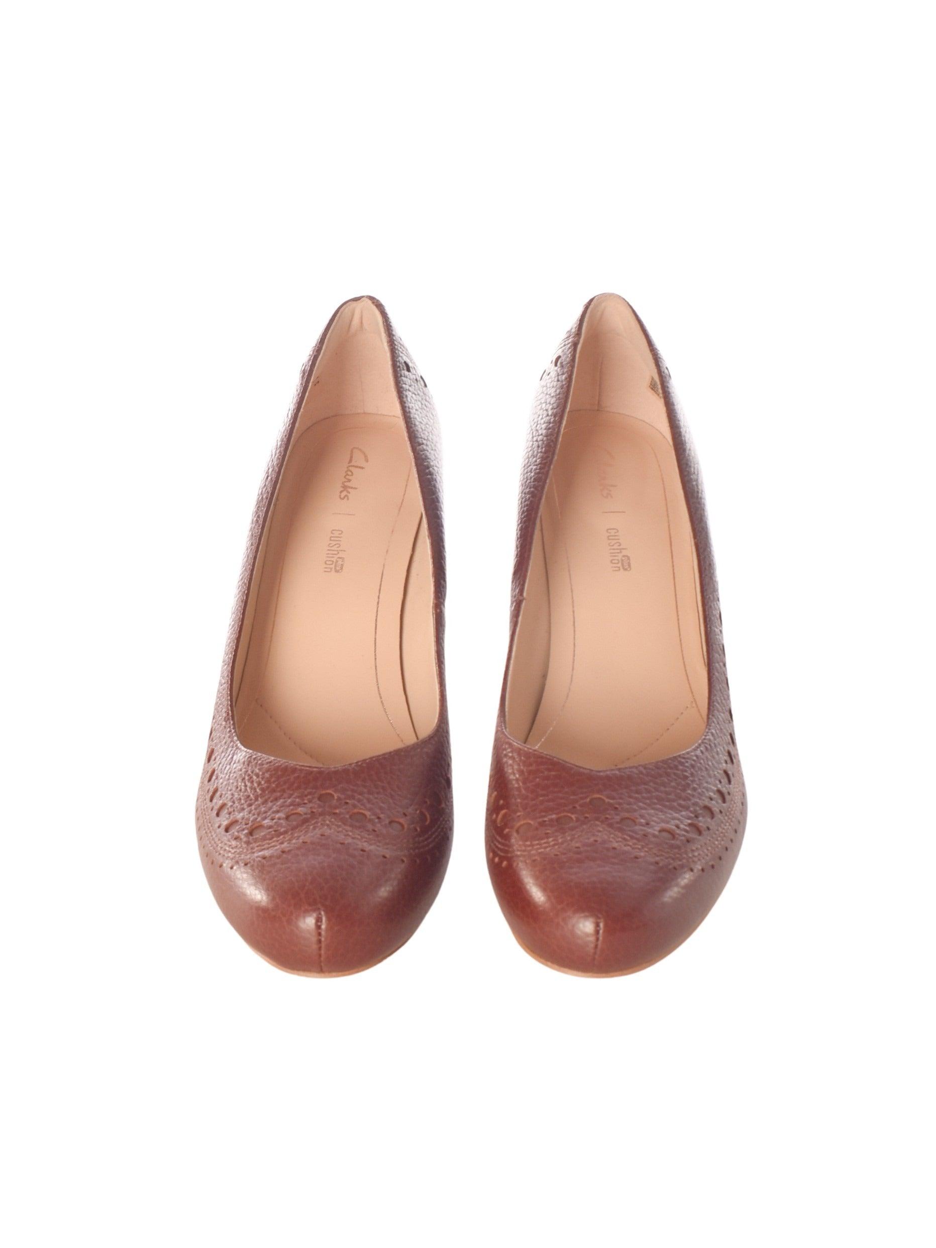 Clarks Stiletter - 40 / Brun / Kvinde - SassyLAB Secondhand