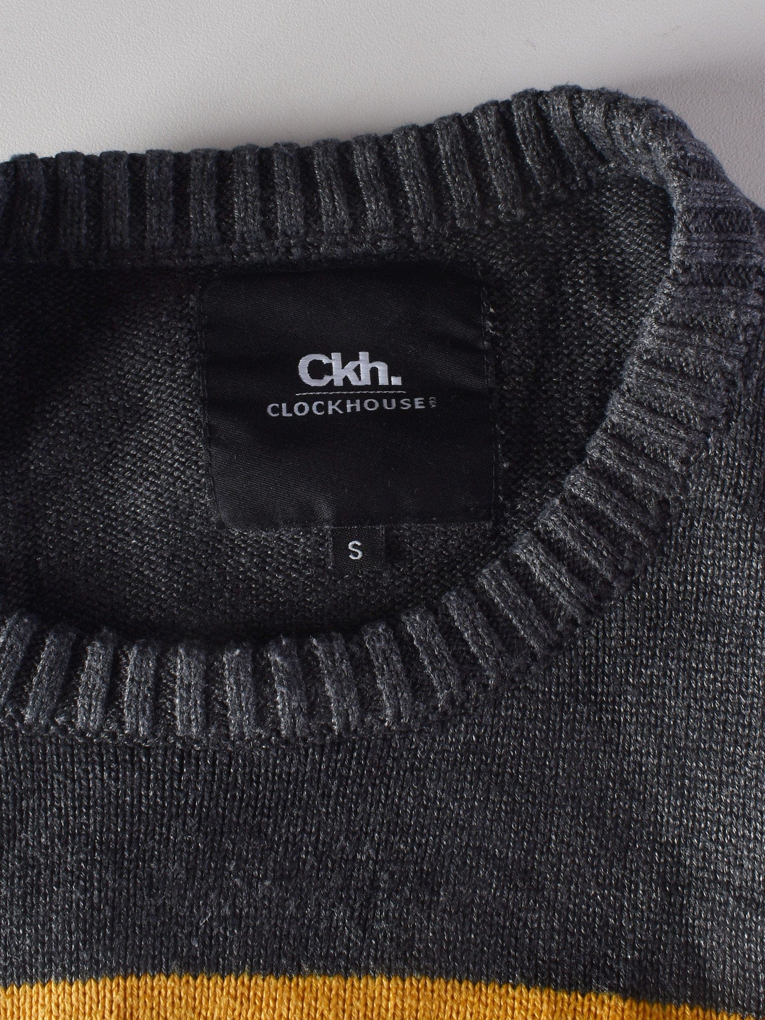 Clockhouse Sweater - S / Grå / Mand - SassyLAB Secondhand