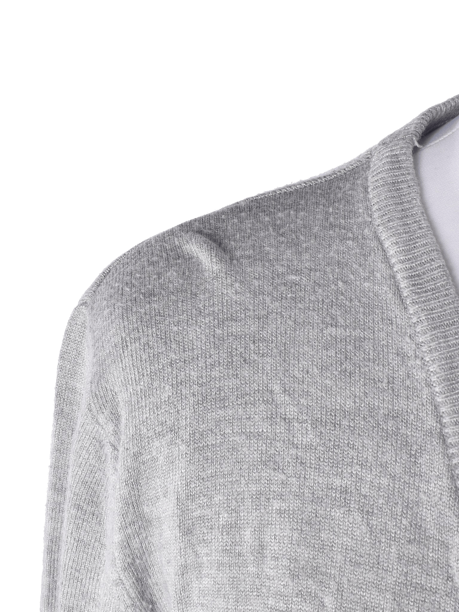 Coop Cardigan - M / Grå / Kvinde - SassyLAB Secondhand