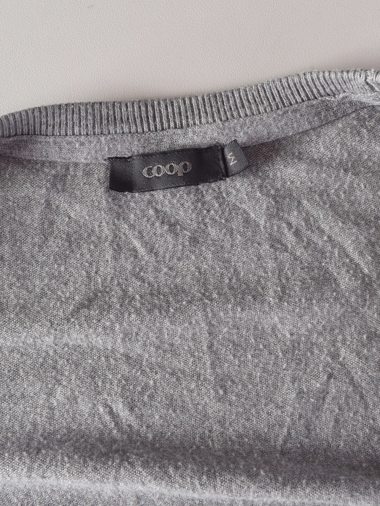 Coop Cardigan - M / Grå / Kvinde - SassyLAB Secondhand