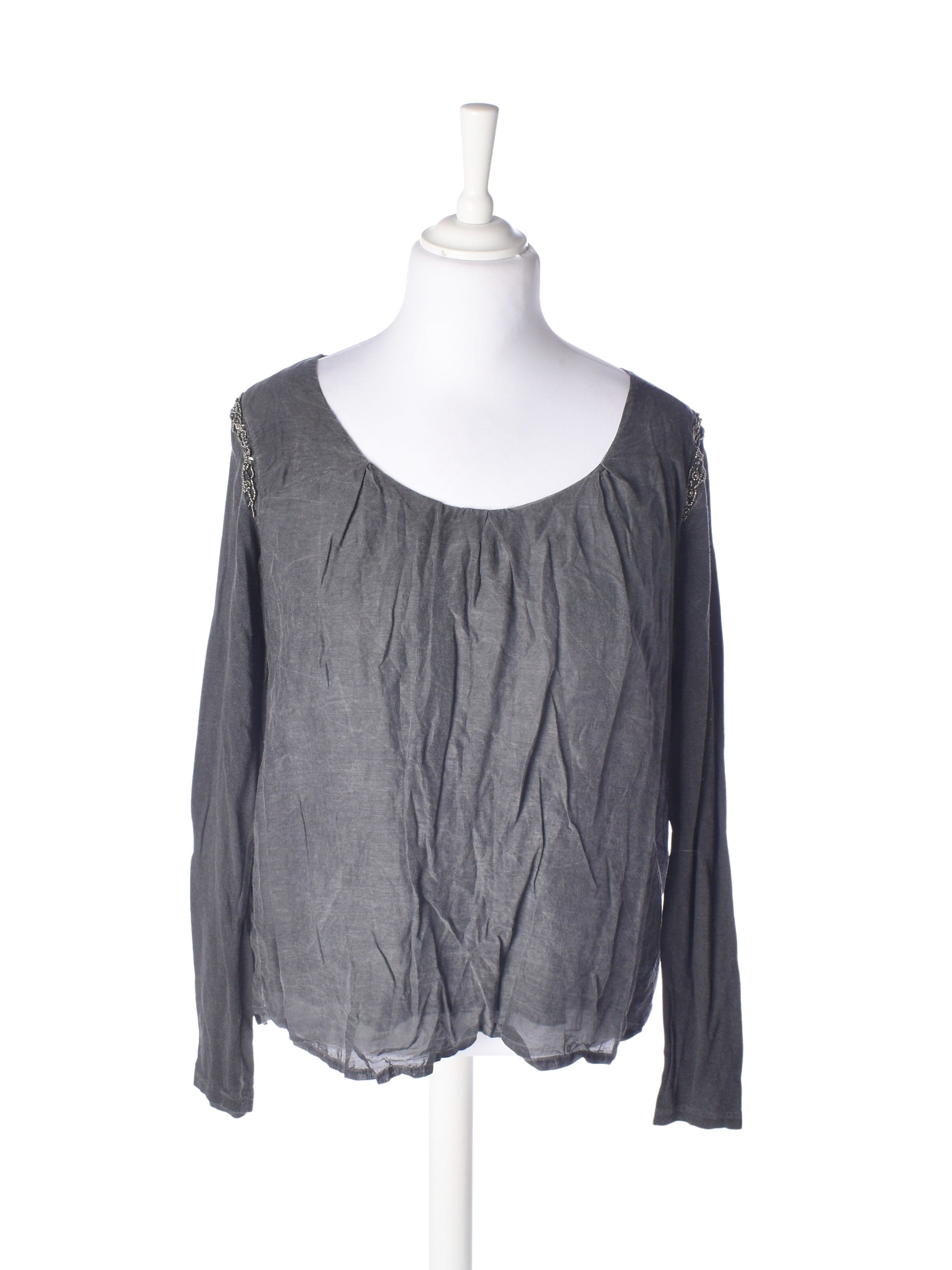 Copenhagen Luxe Bluse - XL / Grå / Kvinde - SassyLAB Secondhand
