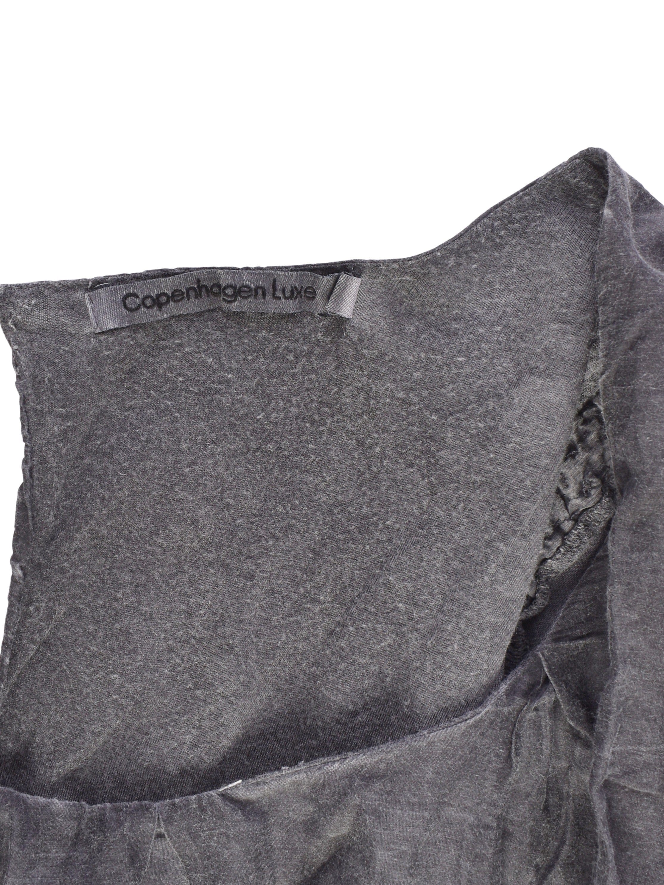 Copenhagen Luxe Bluse - XL / Grå / Kvinde - SassyLAB Secondhand