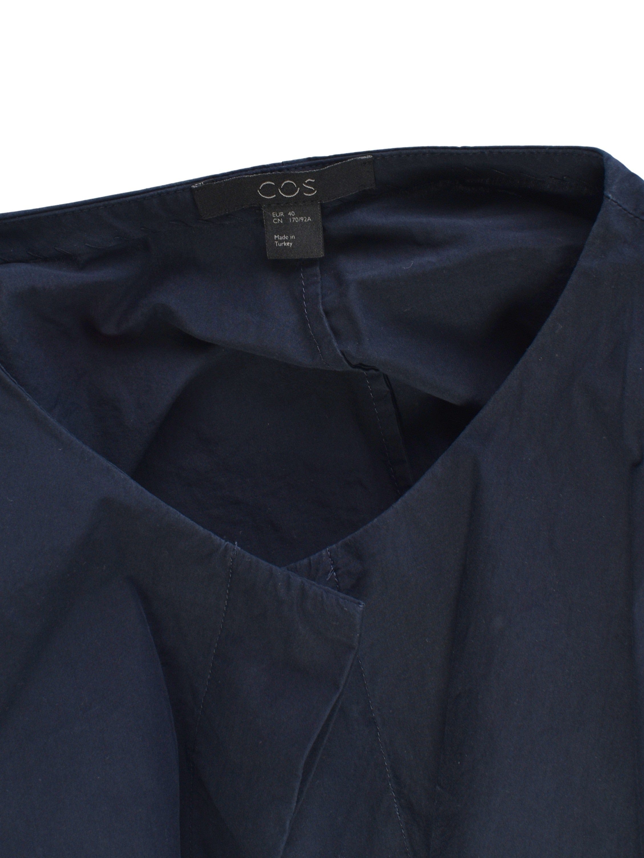 COS Bluse - 40 / Blå / Kvinde - SassyLAB Secondhand