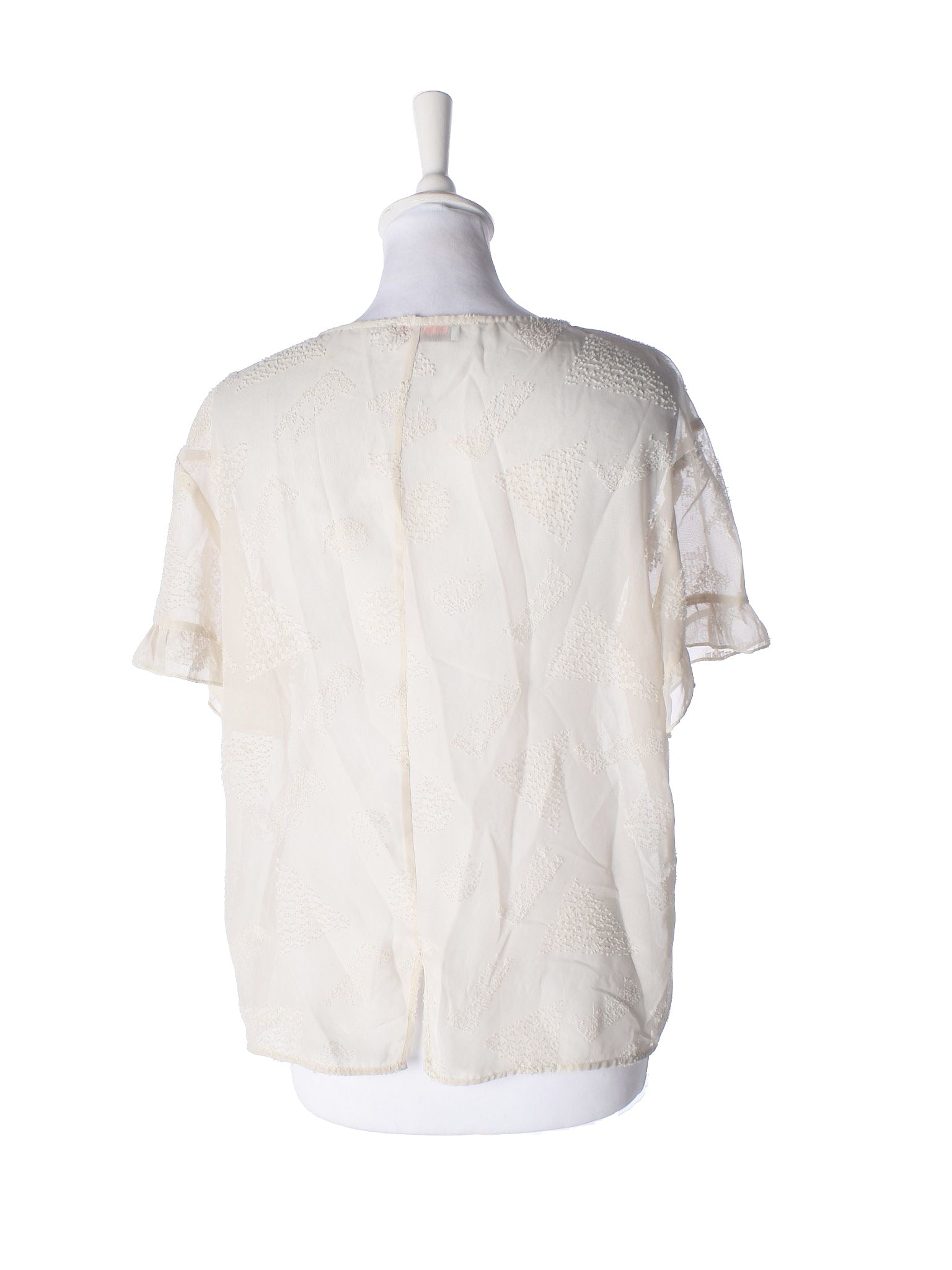 Coster Bluse - 36 / Beige / Kvinde - SassyLAB Secondhand