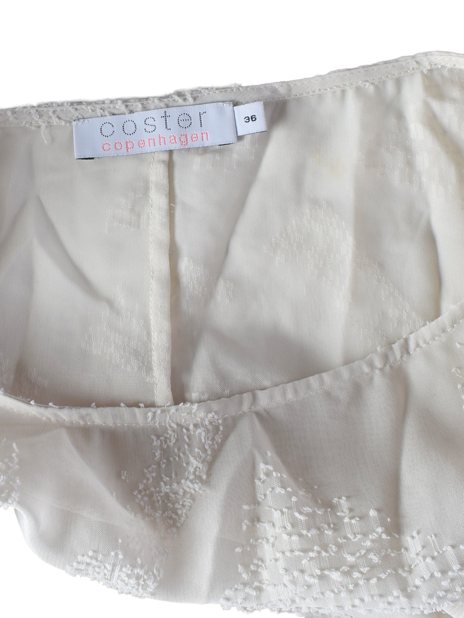 Coster Bluse - 36 / Beige / Kvinde - SassyLAB Secondhand