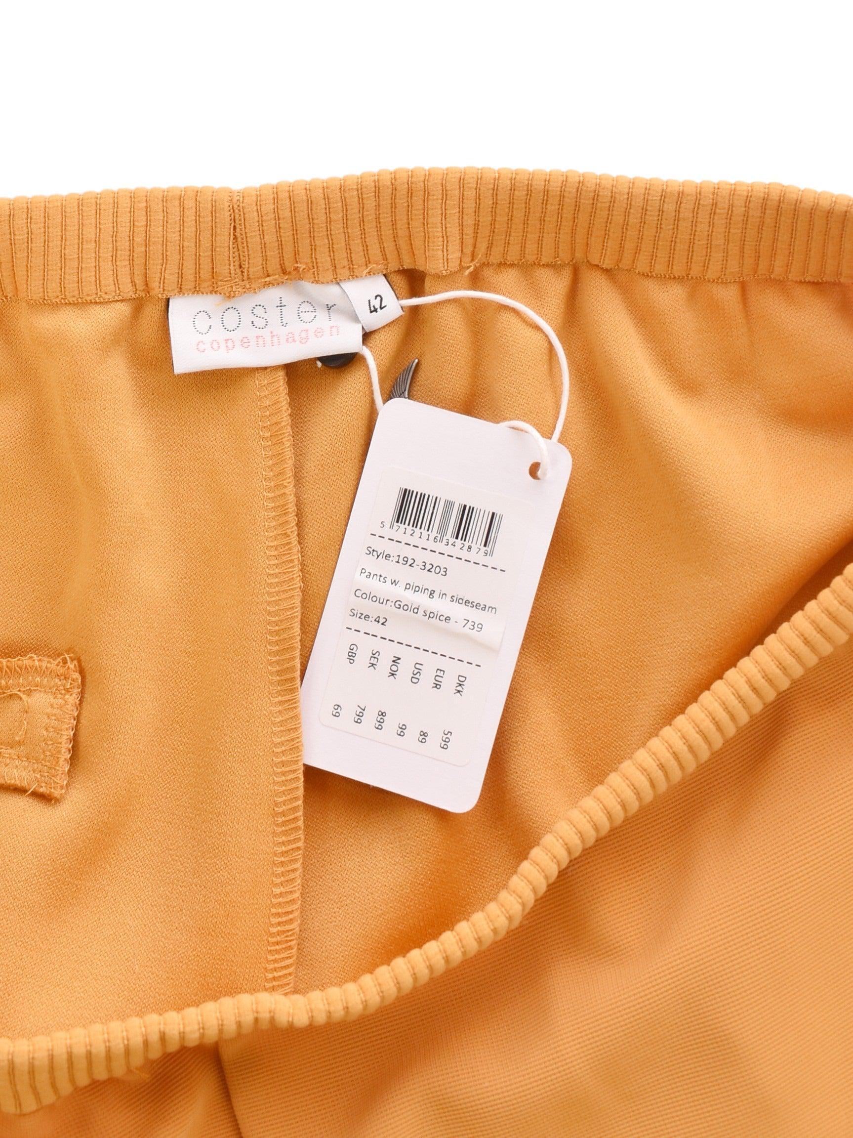 Coster Copenhagen Bukser - 42 / Gul / Kvinde - SassyLAB Secondhand