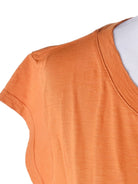 Coster T-Shirt - M / Orange / Kvinde - SassyLAB Secondhand