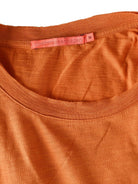 Coster T-Shirt - M / Orange / Kvinde - SassyLAB Secondhand