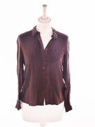 Countess Skjorte - S / Brun / Kvinde - SassyLAB Secondhand