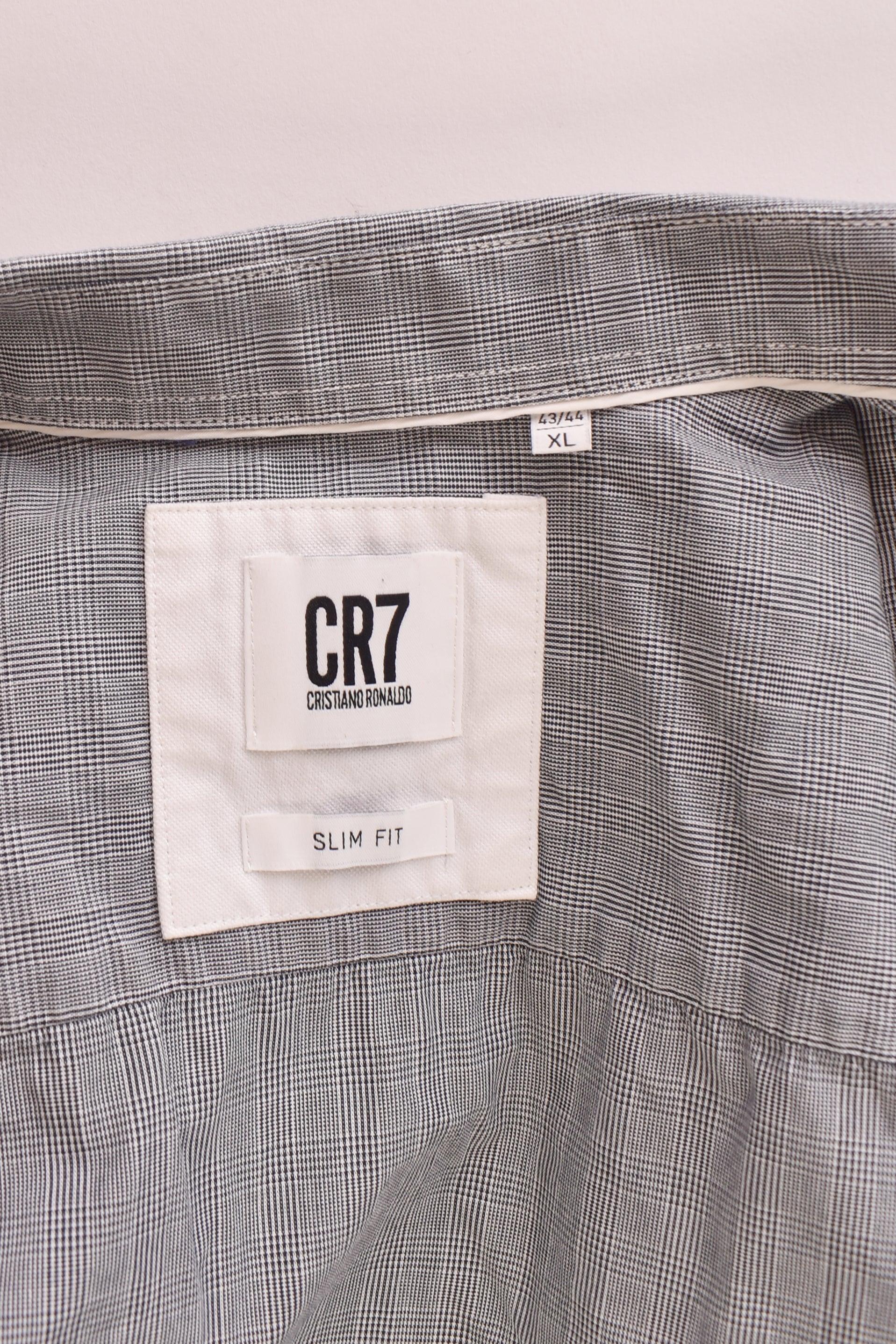 CR7 Skjorte - XL / Grå / Mand - SassyLAB Secondhand