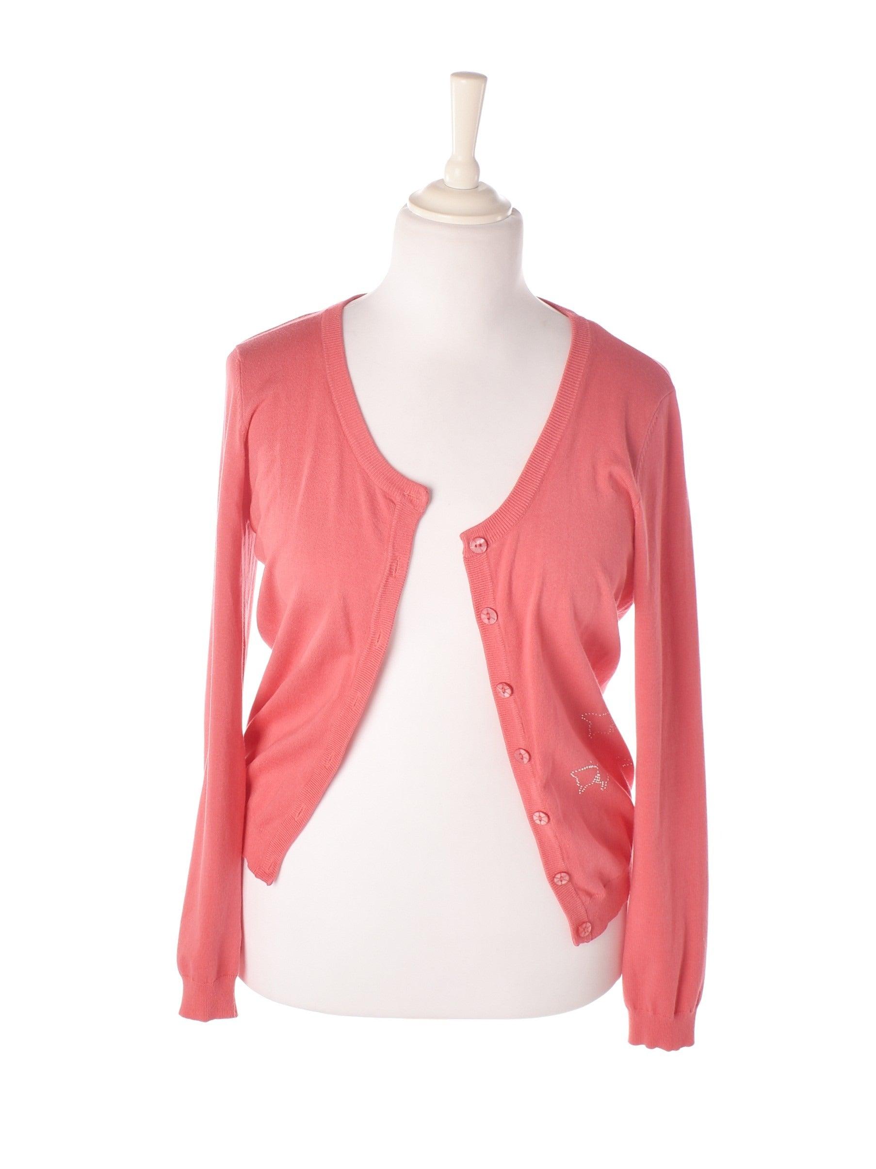 Cream Cardigan - XL / Pink / Kvinde - SassyLAB Secondhand