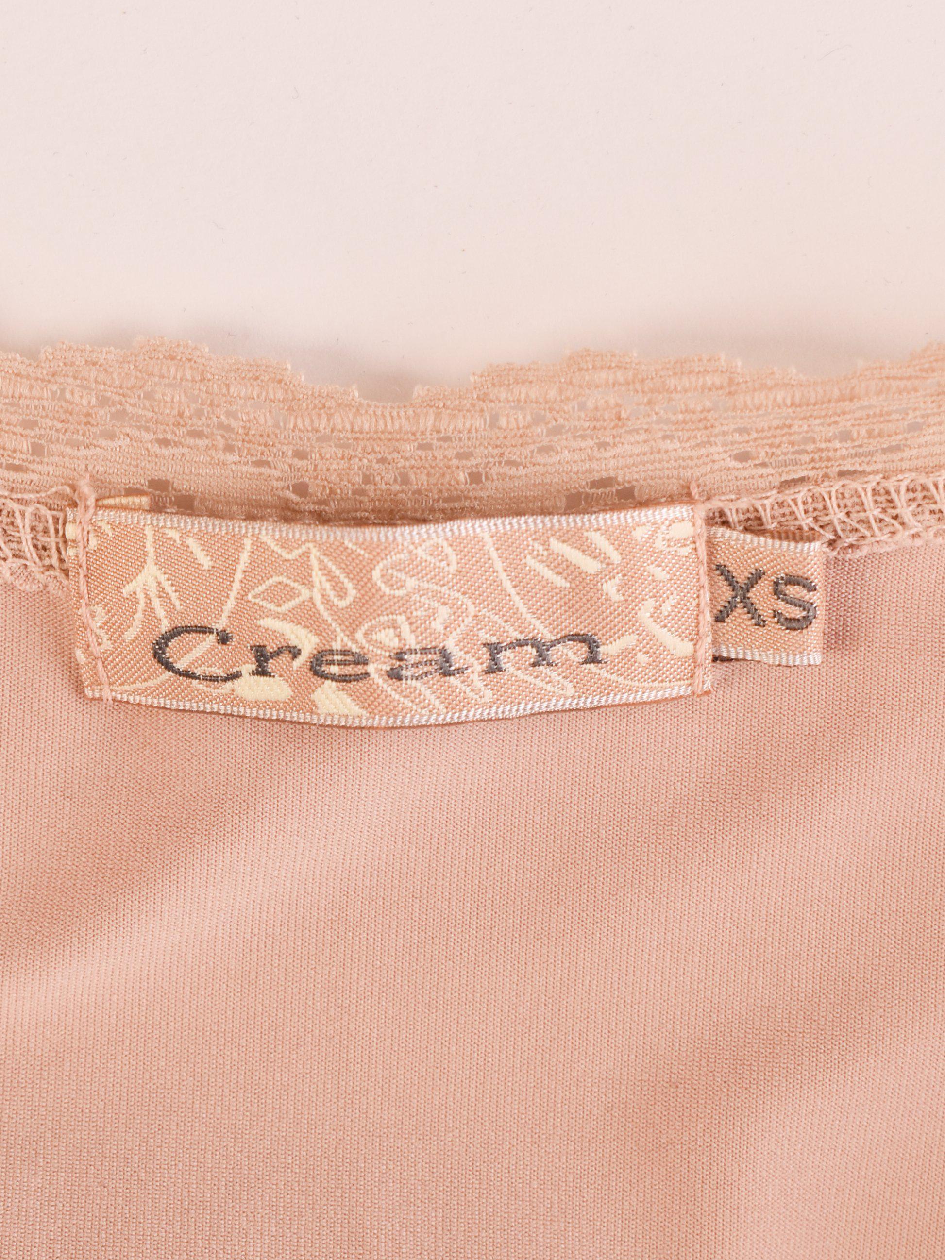 Cream Kjole - XS / Pink / Kvinde - SassyLAB Secondhand