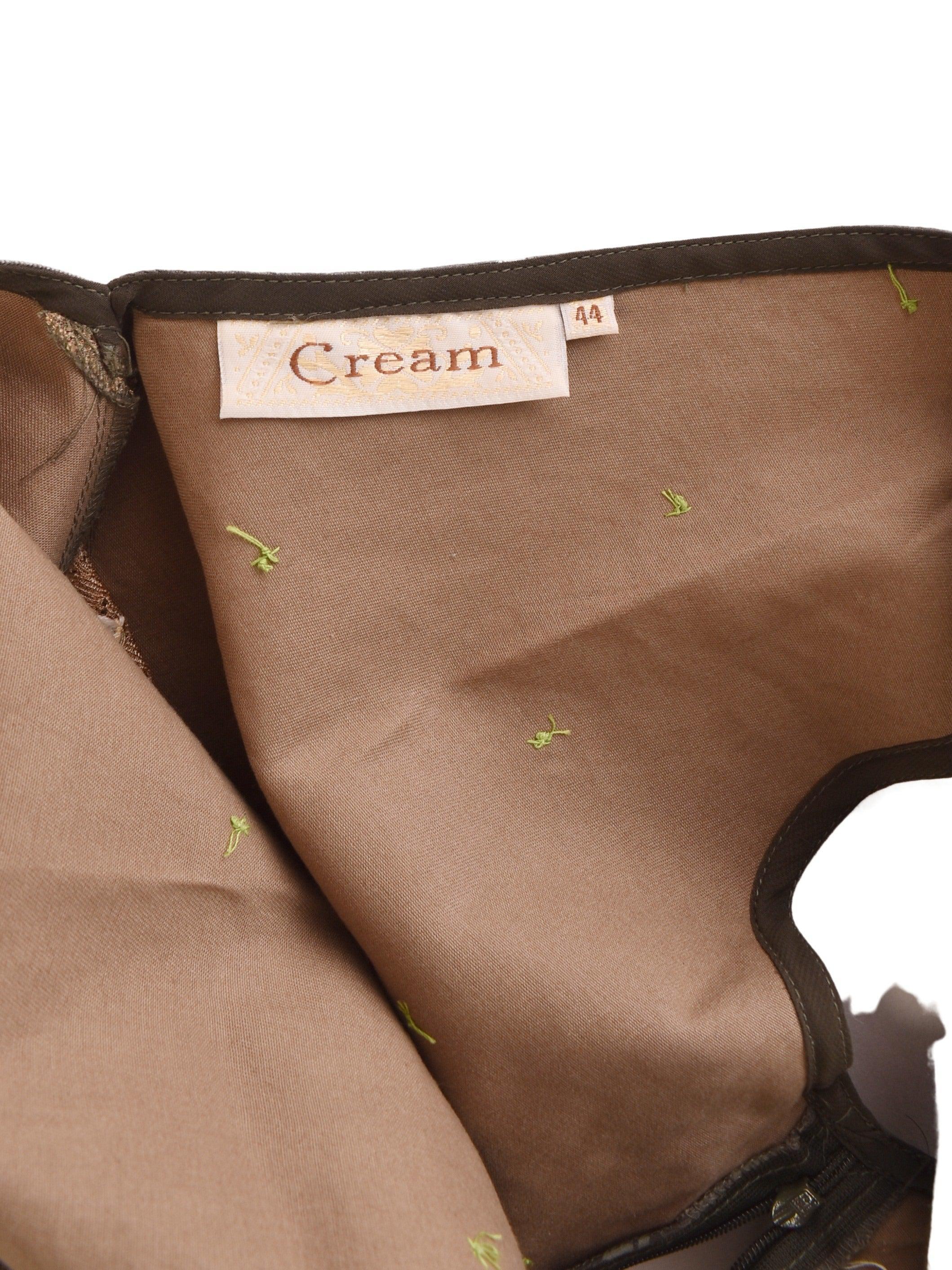 Cream Top - 44 / Grøn / Kvinde - SassyLAB Secondhand