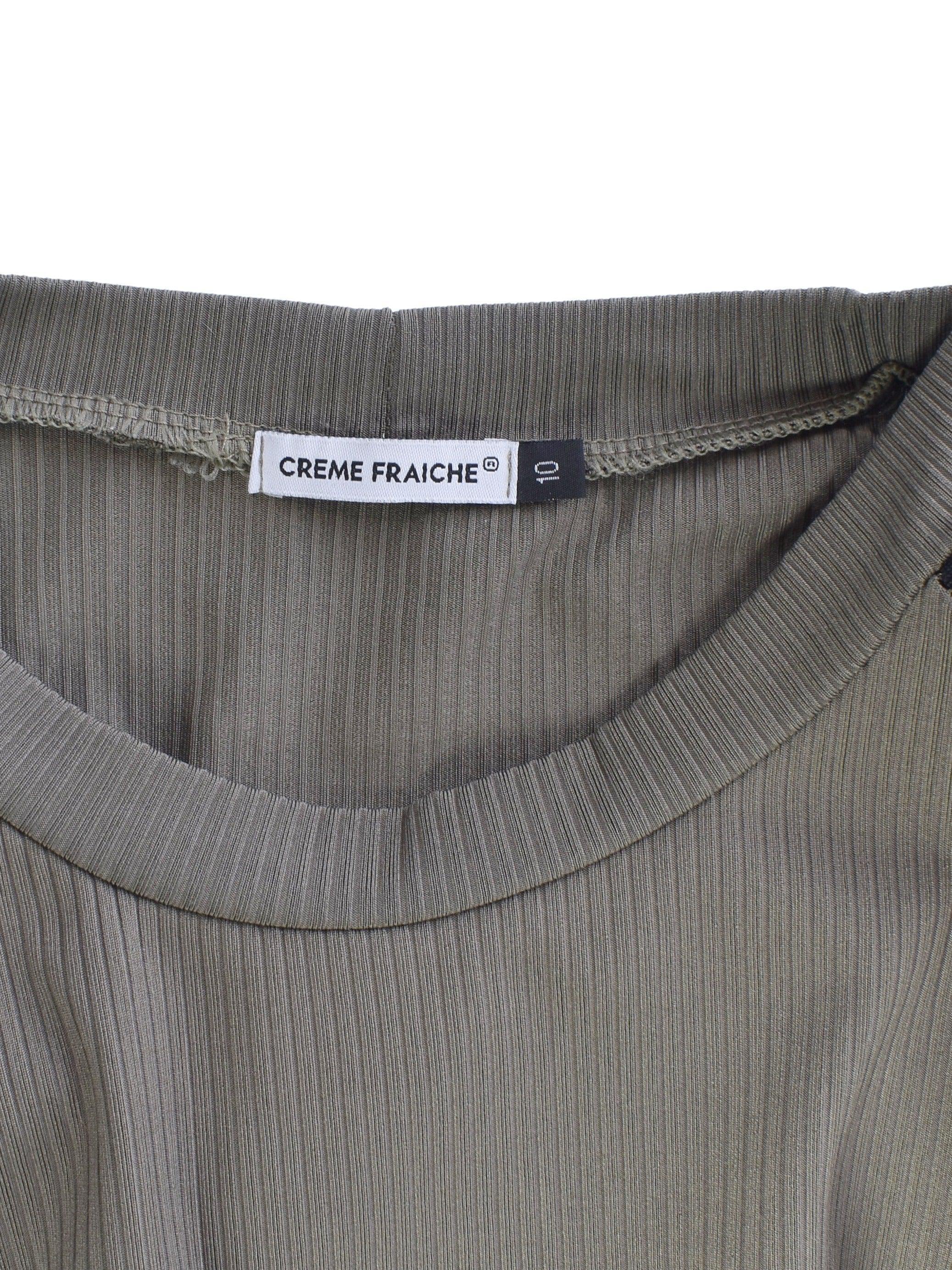 Creme Fraiche Kjole - S / Grøn / Kvinde - SassyLAB Secondhand