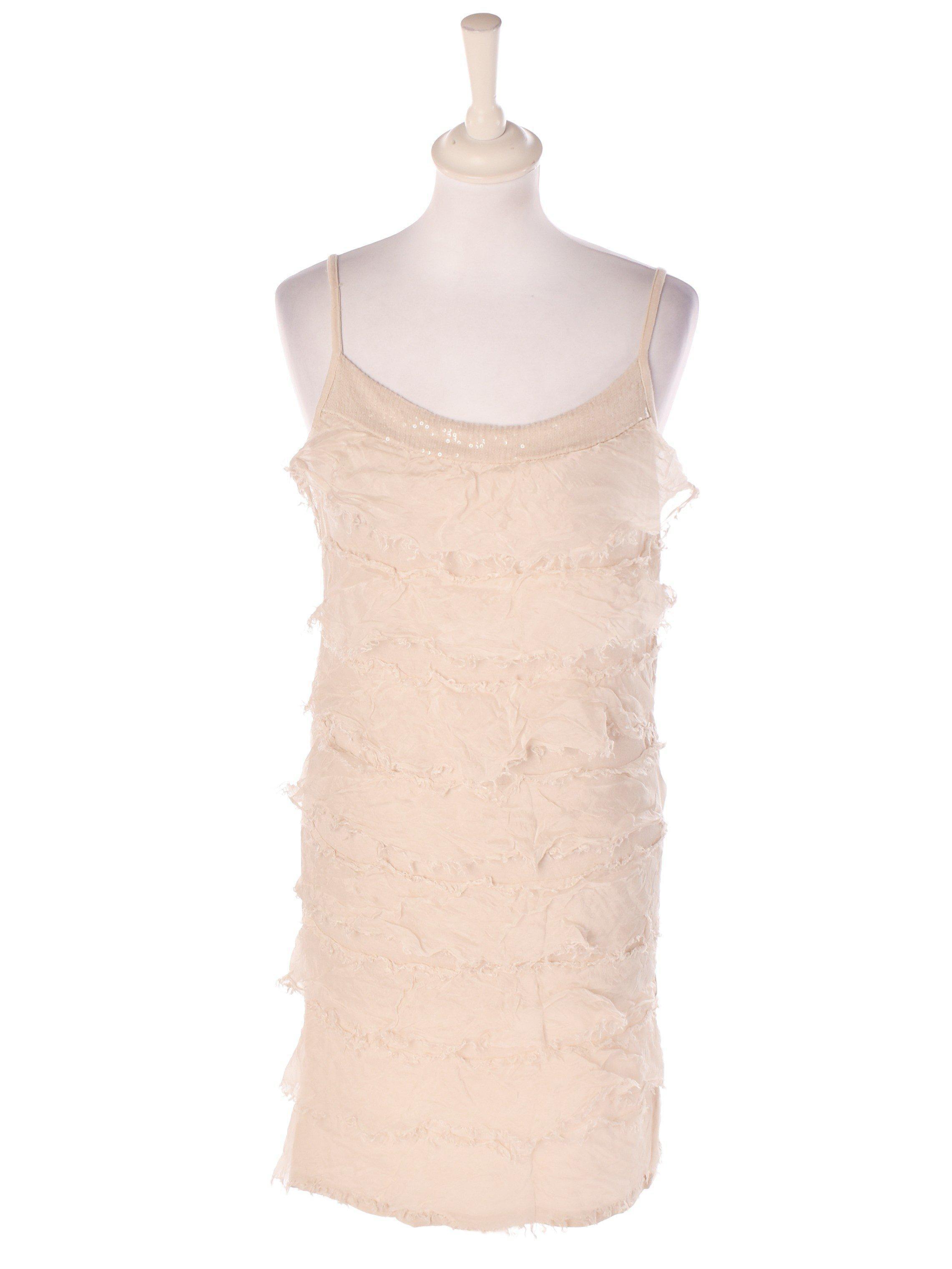 Creme Fraiche Kjole - S / Hvid / Kvinde - SassyLAB Secondhand