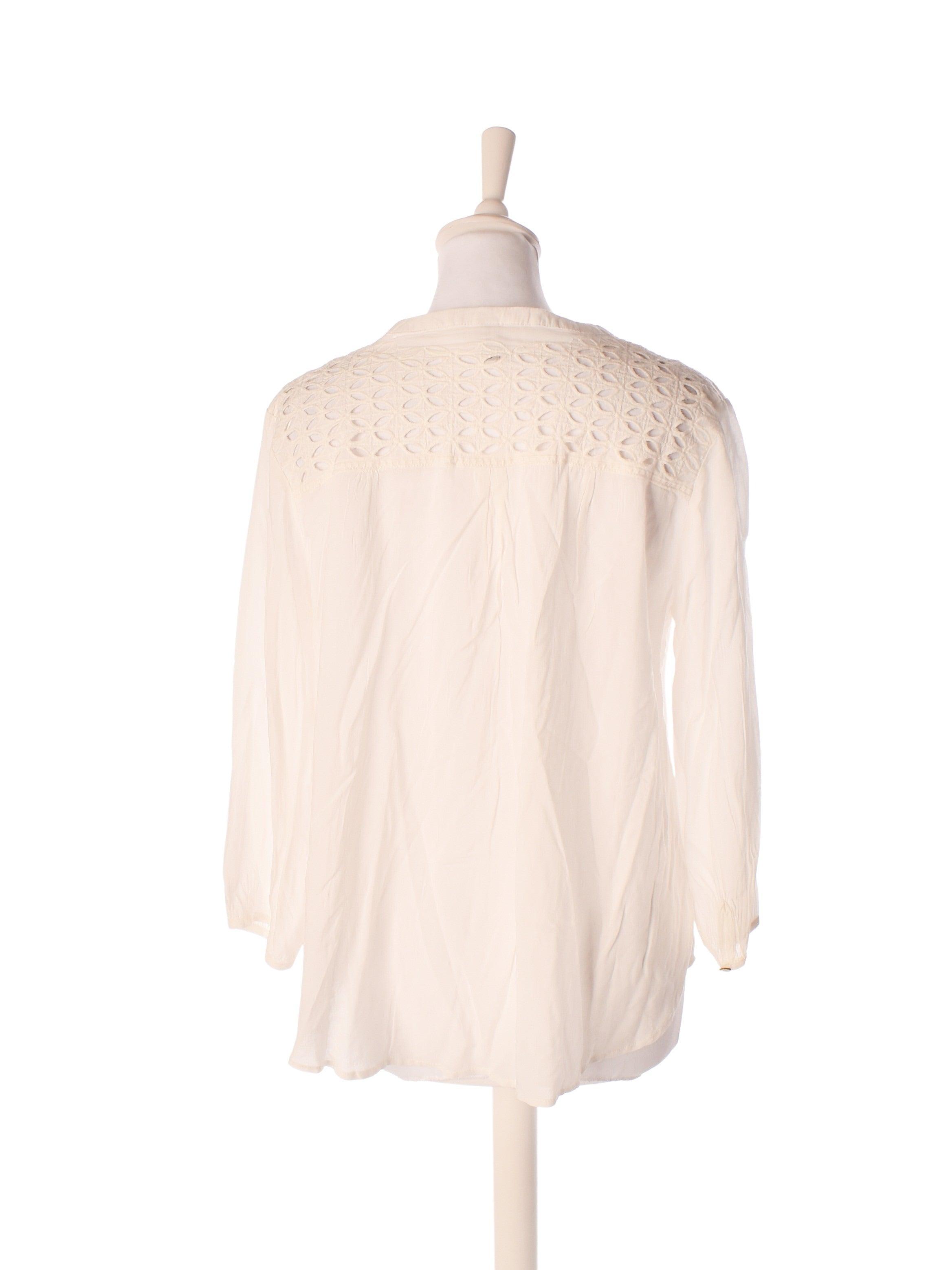 Culture Bluse - M / Hvid / Kvinde - SassyLAB Secondhand