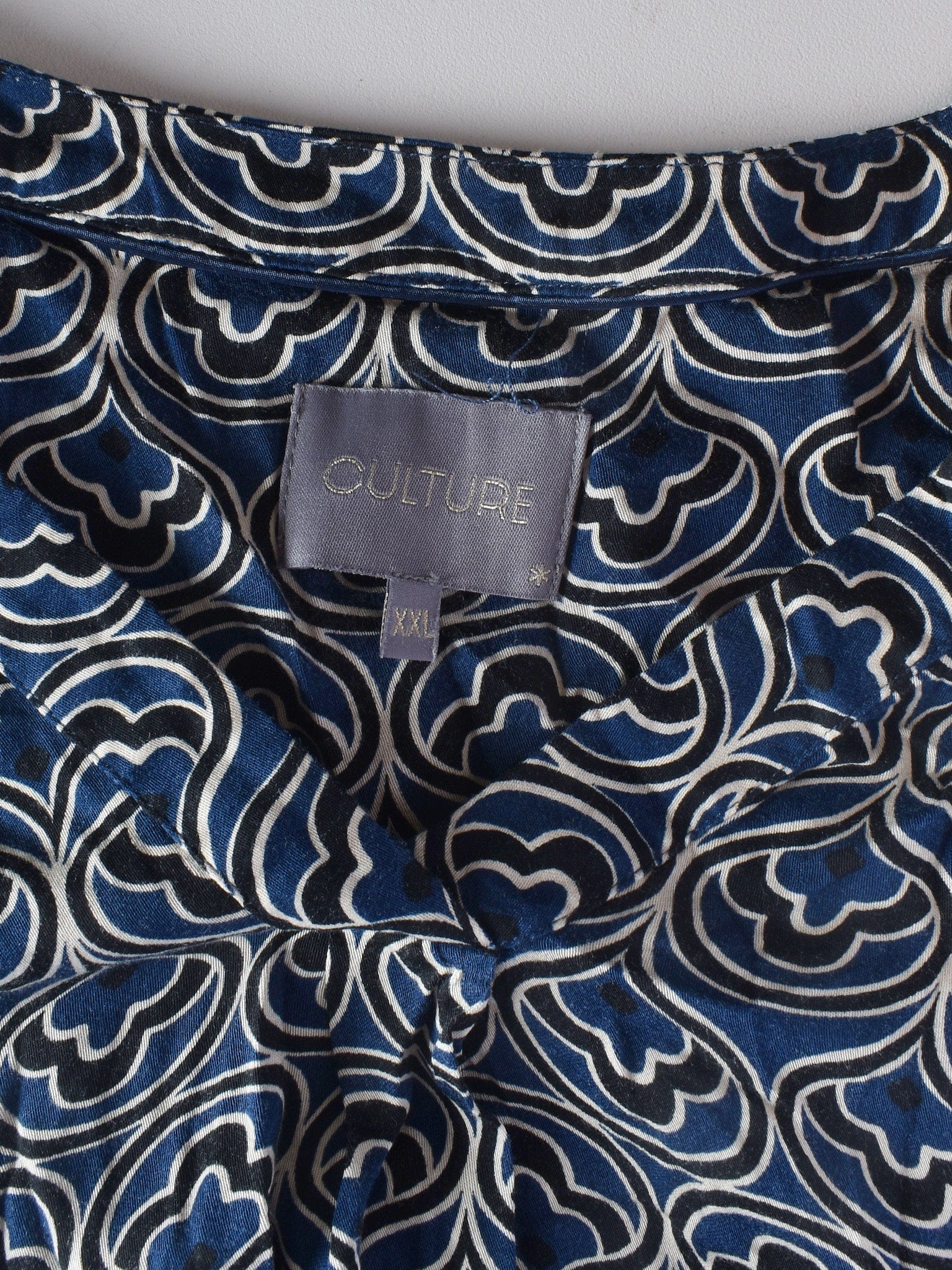 Culture Bluse - XXL / Blå / Kvinde - SassyLAB Secondhand