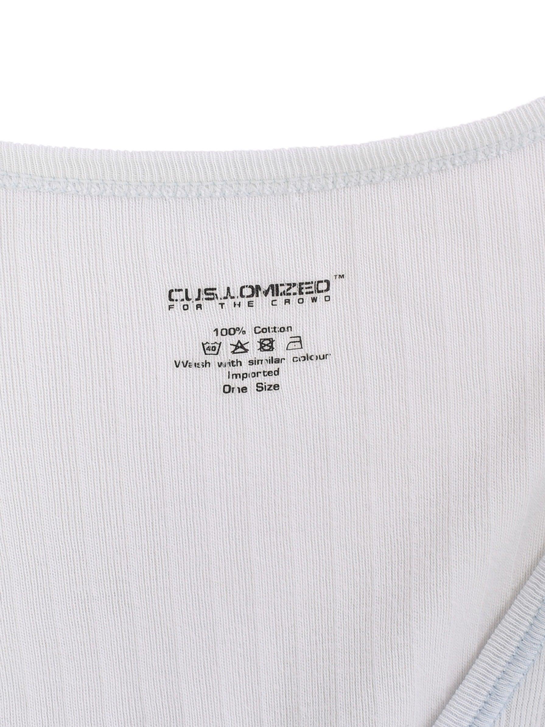 Customized For The Crowd T-Shirt - One Size / Blå / Kvinde - SassyLAB Secondhand