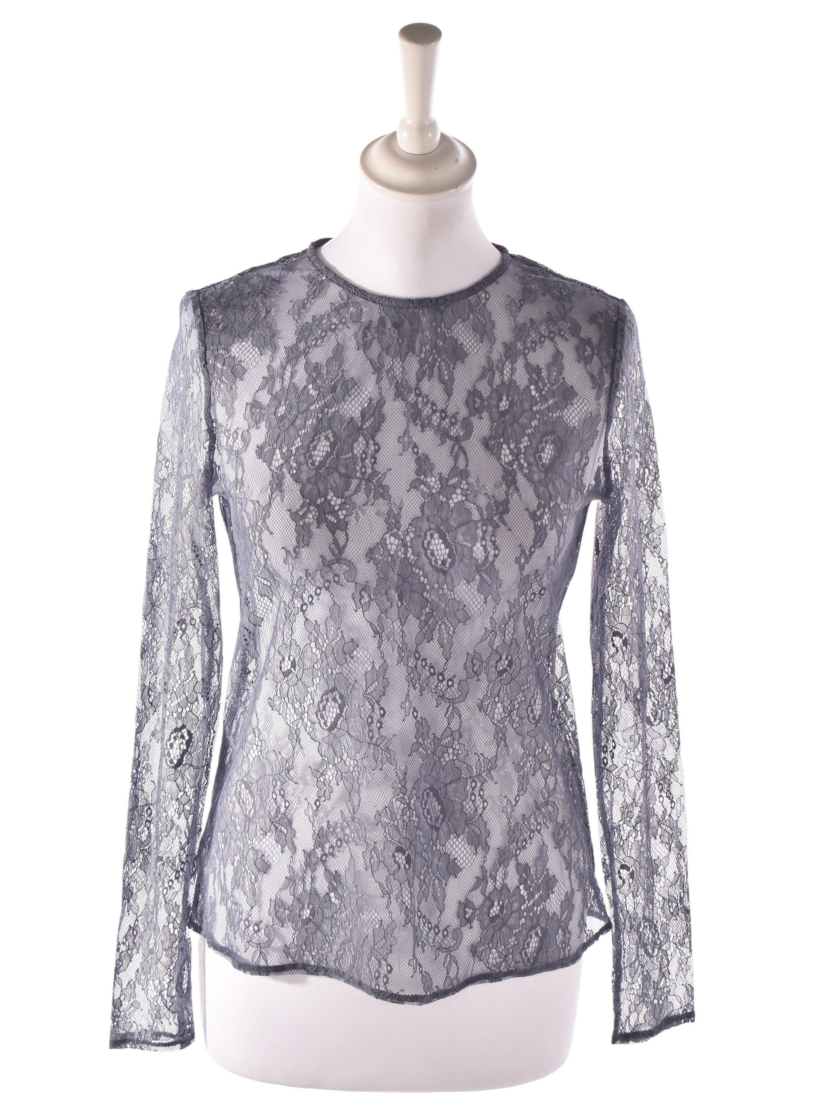 Custommade Bluse - 36 / Blå / Kvinde - SassyLAB Secondhand