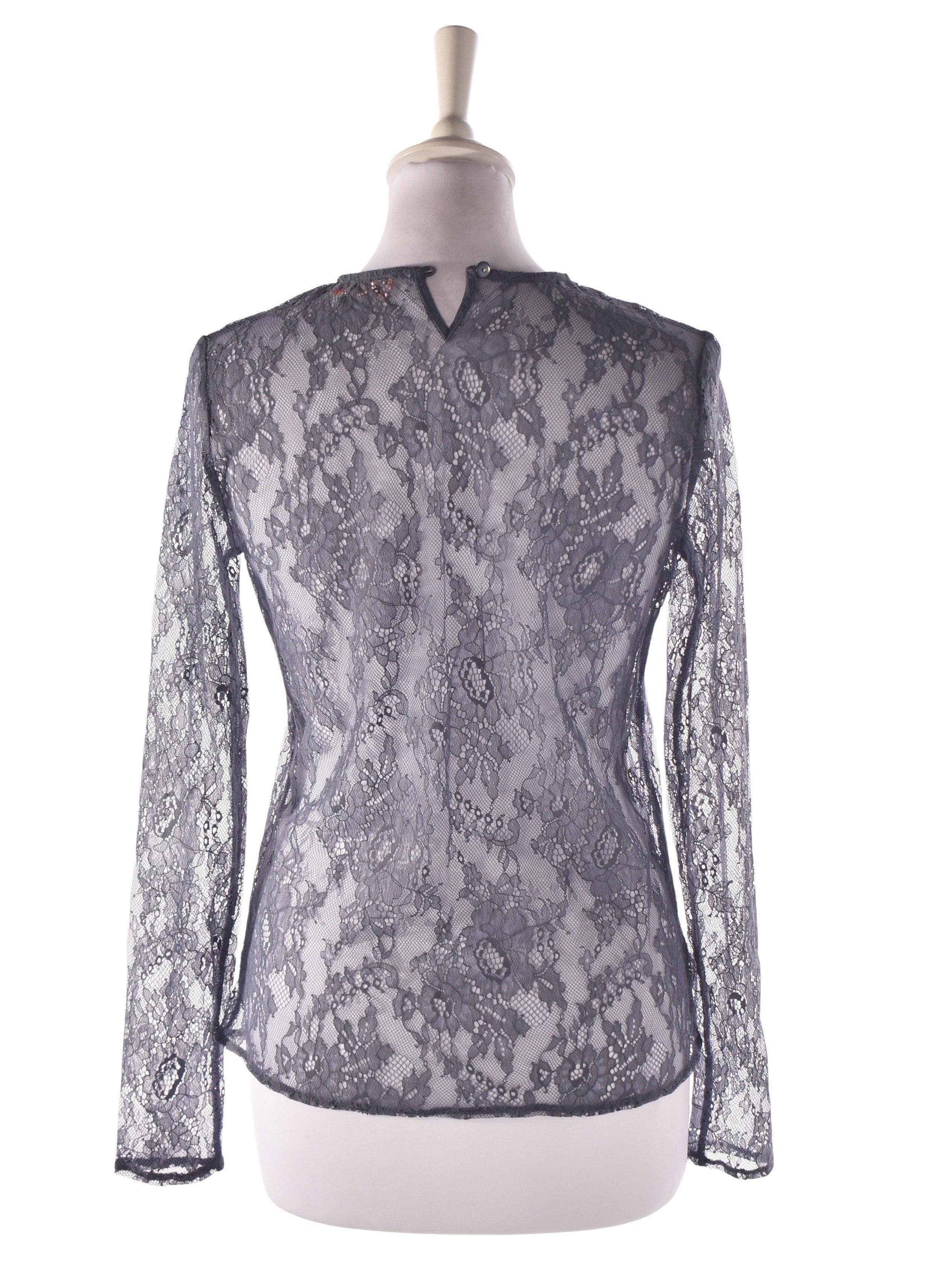 Custommade Bluse - 36 / Blå / Kvinde - SassyLAB Secondhand
