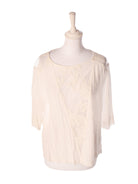 Custommade Bluse - 38 / Hvid / Kvinde - SassyLAB Secondhand