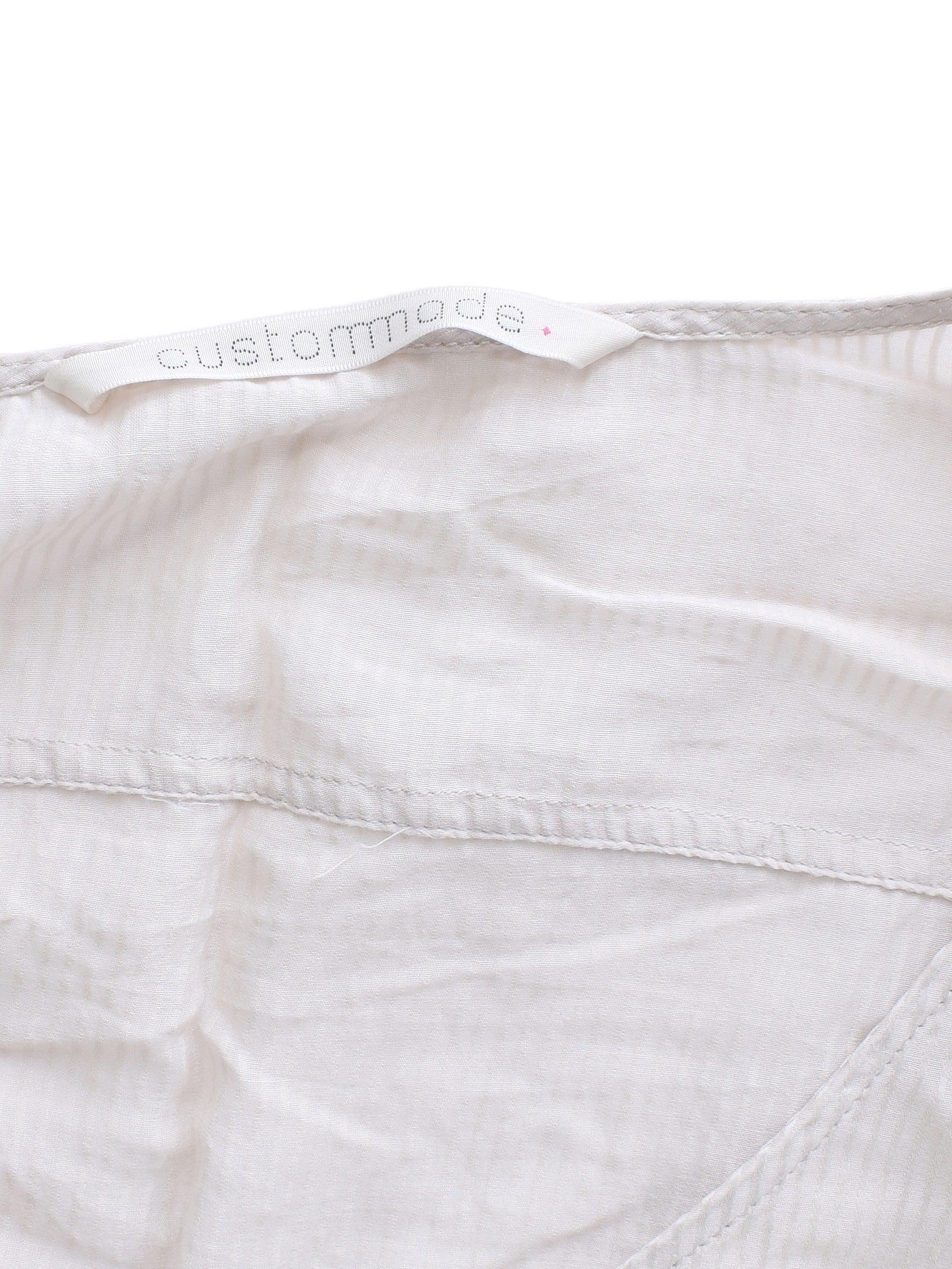 Custommade Bluse - 42 / Beige / Kvinde - SassyLAB Secondhand