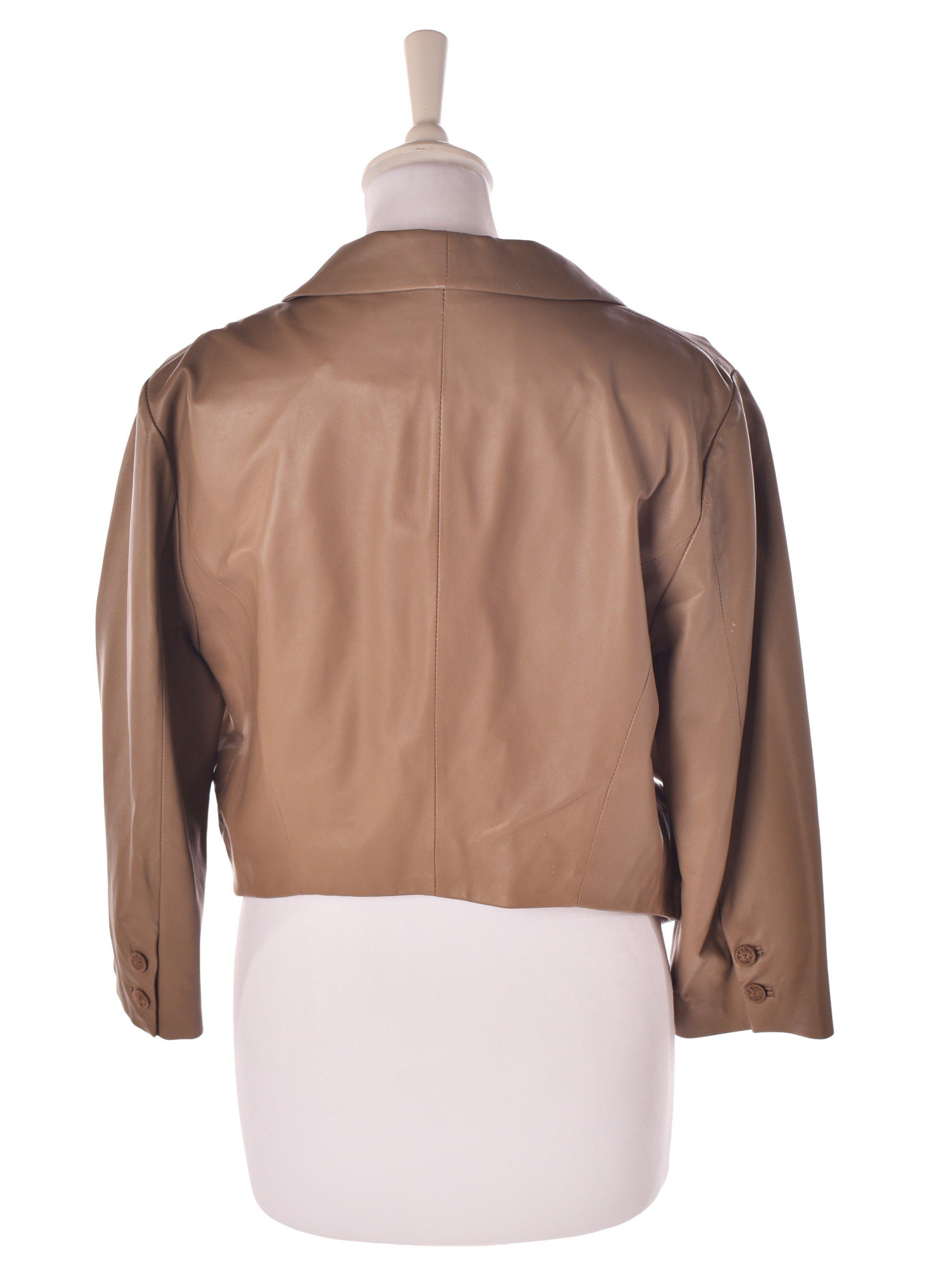 Custommade Jakke - 38 / Brun / Kvinde - SassyLAB Secondhand