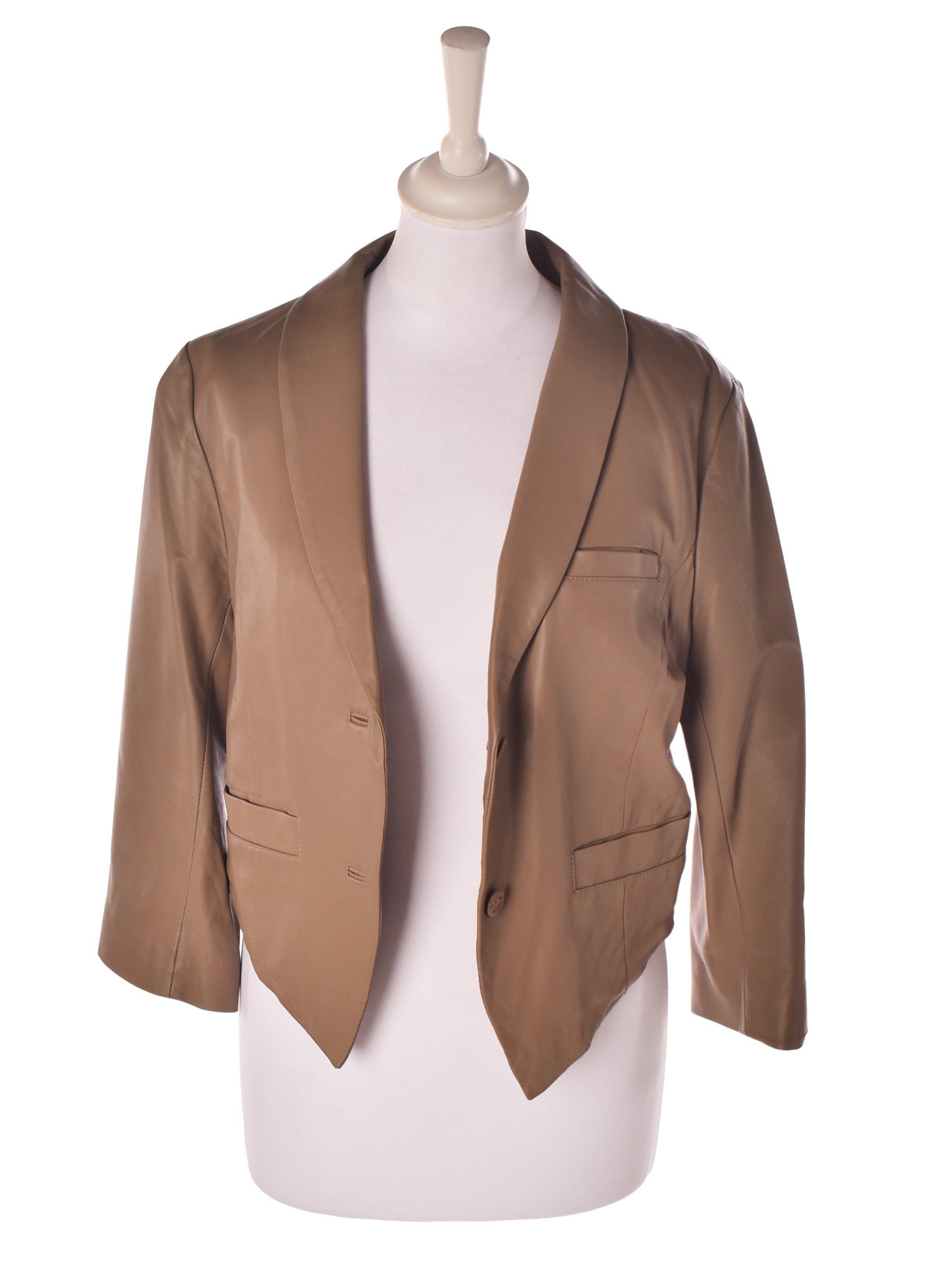 Custommade Jakke - 38 / Brun / Kvinde - SassyLAB Secondhand
