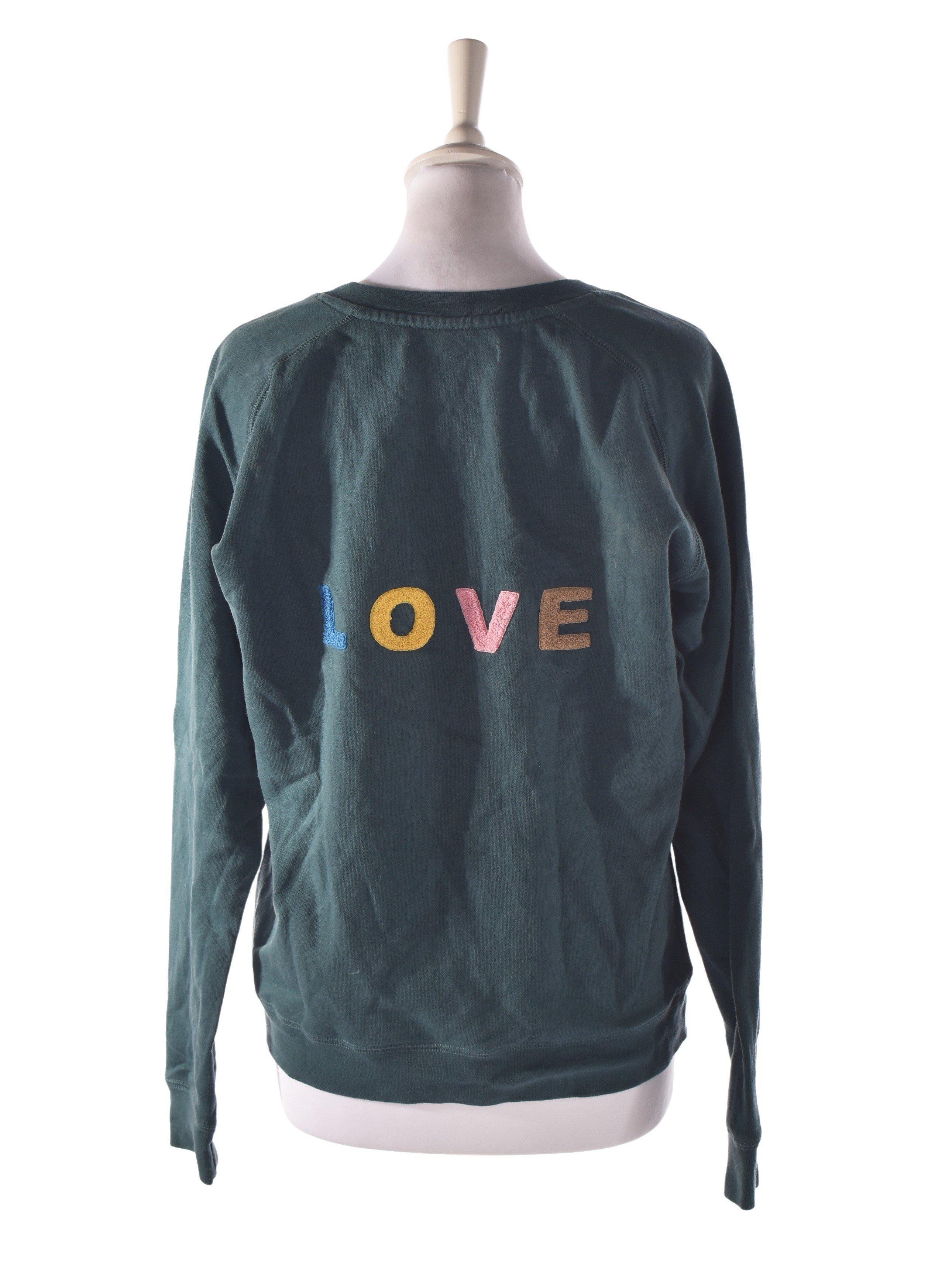 Custommade Sweatshirt - XS / Turkis / Kvinde - SassyLAB Secondhand