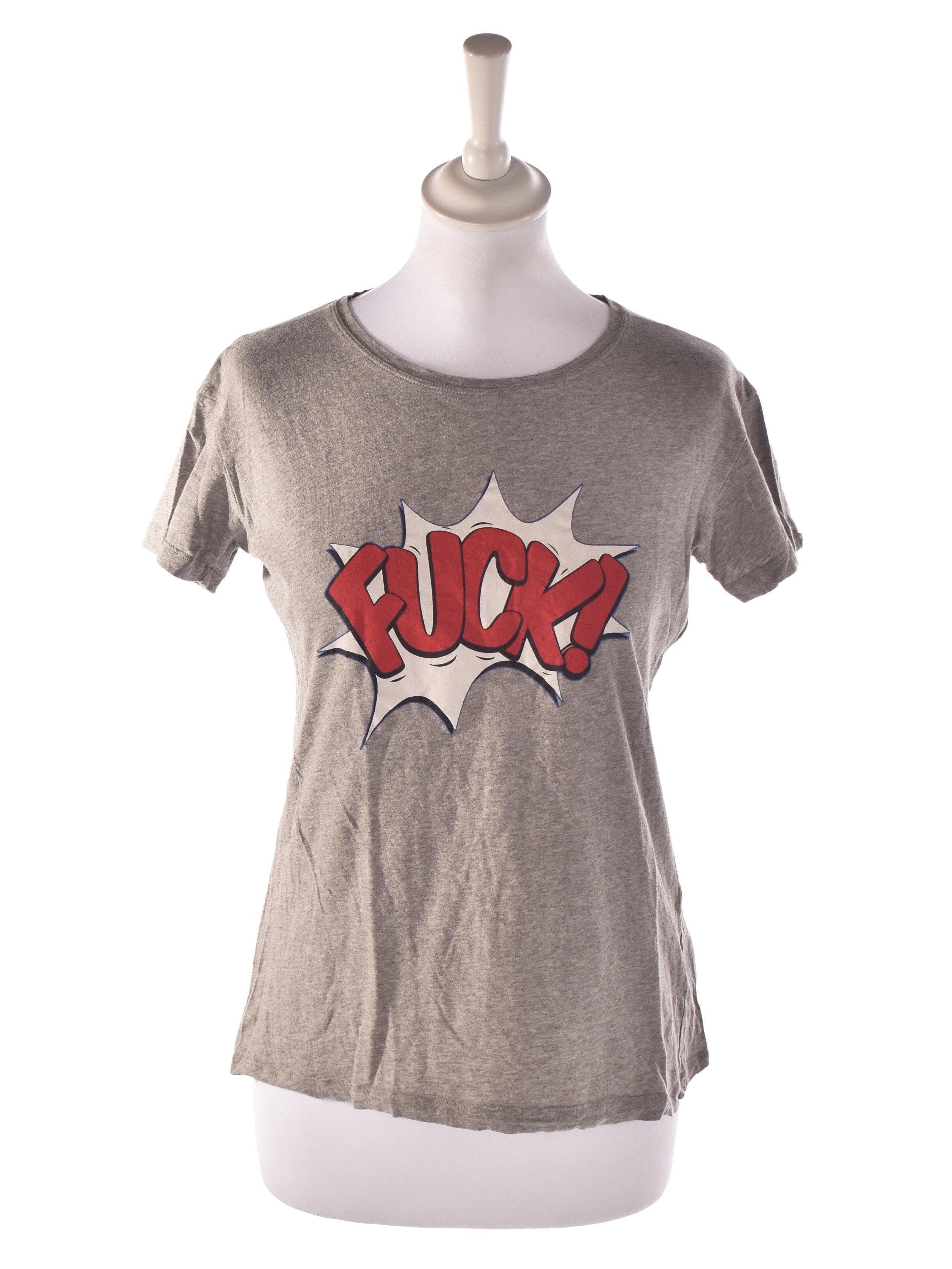 Custommade T-Shirt - XS / Grå / Kvinde - SassyLAB Secondhand