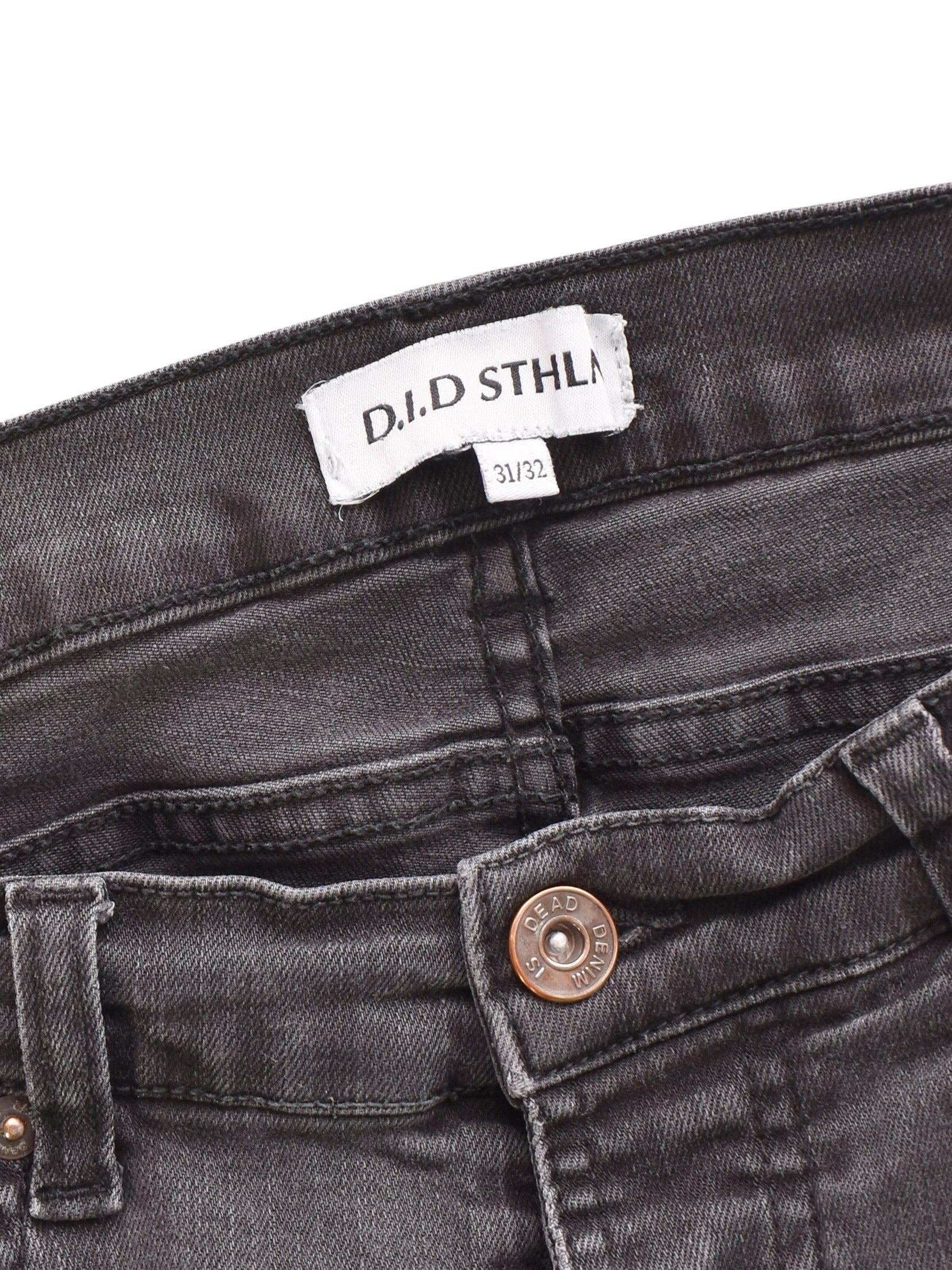 D.I.D STHLM Jeans - W31 L32 / Grå / Kvinde - SassyLAB Secondhand