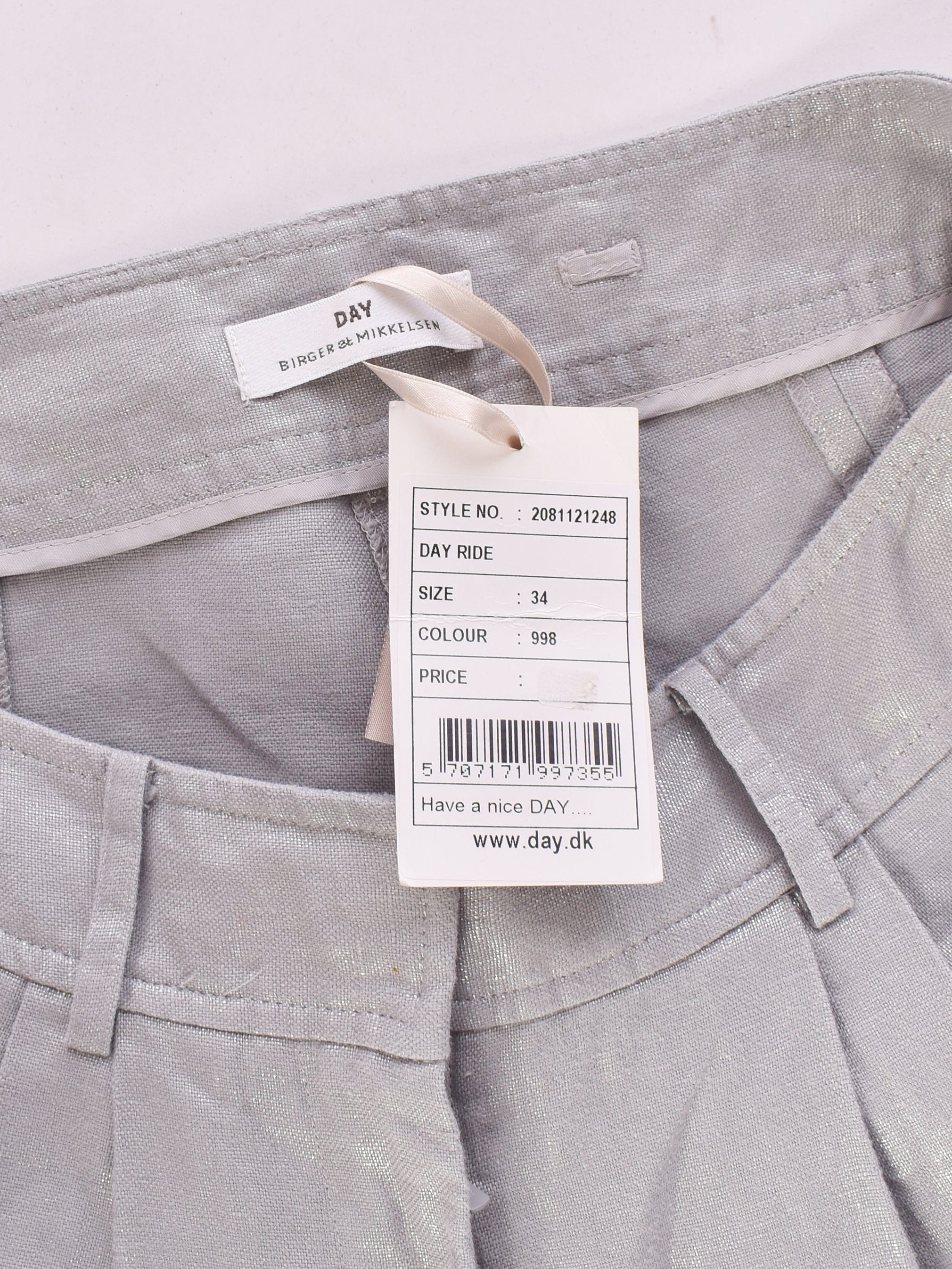 DAY Birger et Mikkelsen Bukser - 34 / Grå / Kvinde - SassyLAB Secondhand