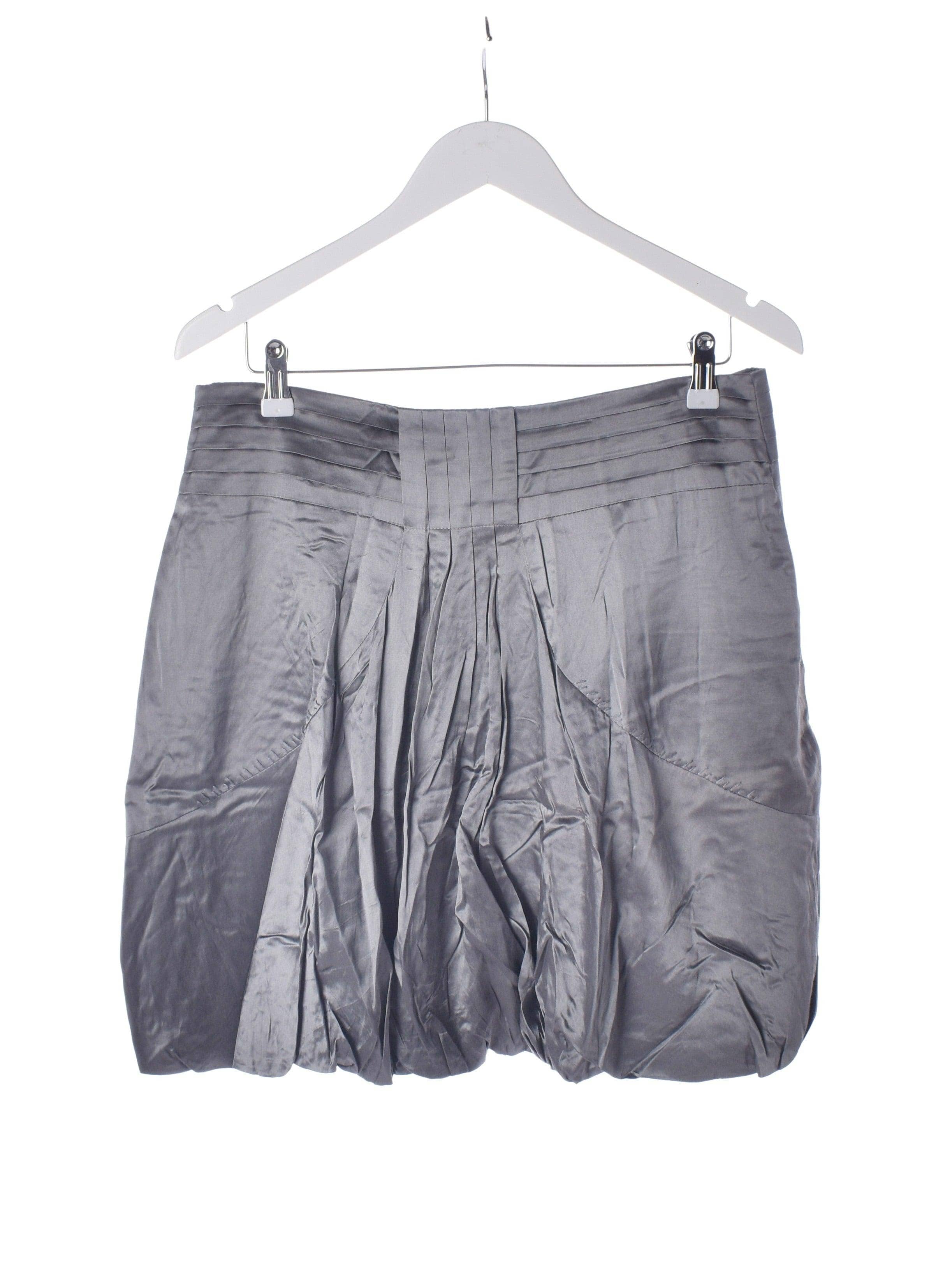 DAY Birger et Mikkelsen Nederdel - 40 / Sølv / Kvinde - SassyLAB Secondhand