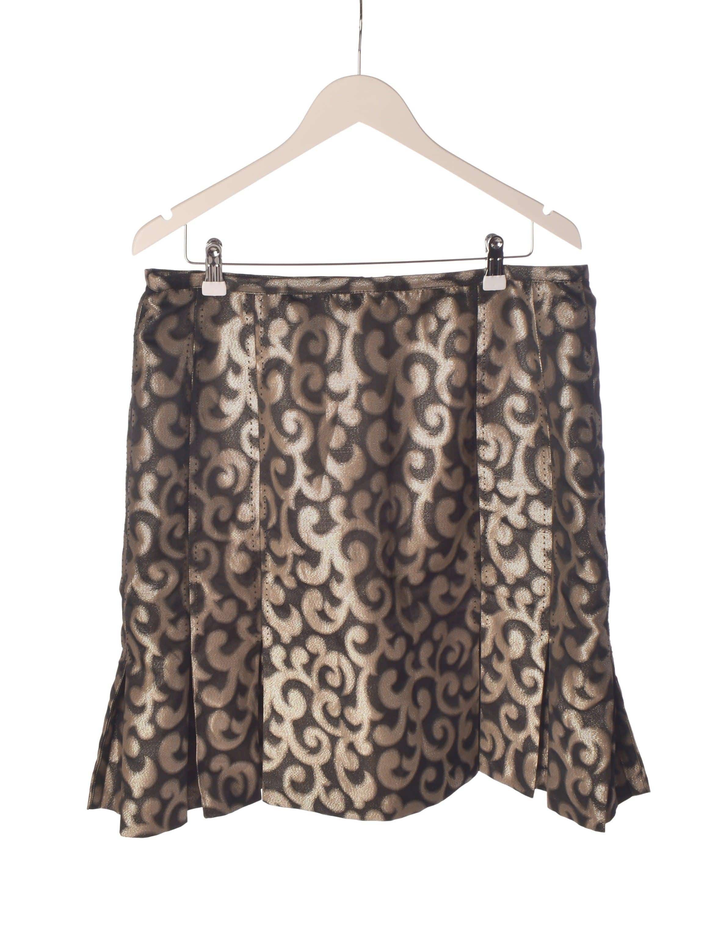 DAY Birger et Mikkelsen Nederdel - 44 / Guld / Kvinde - SassyLAB Secondhand