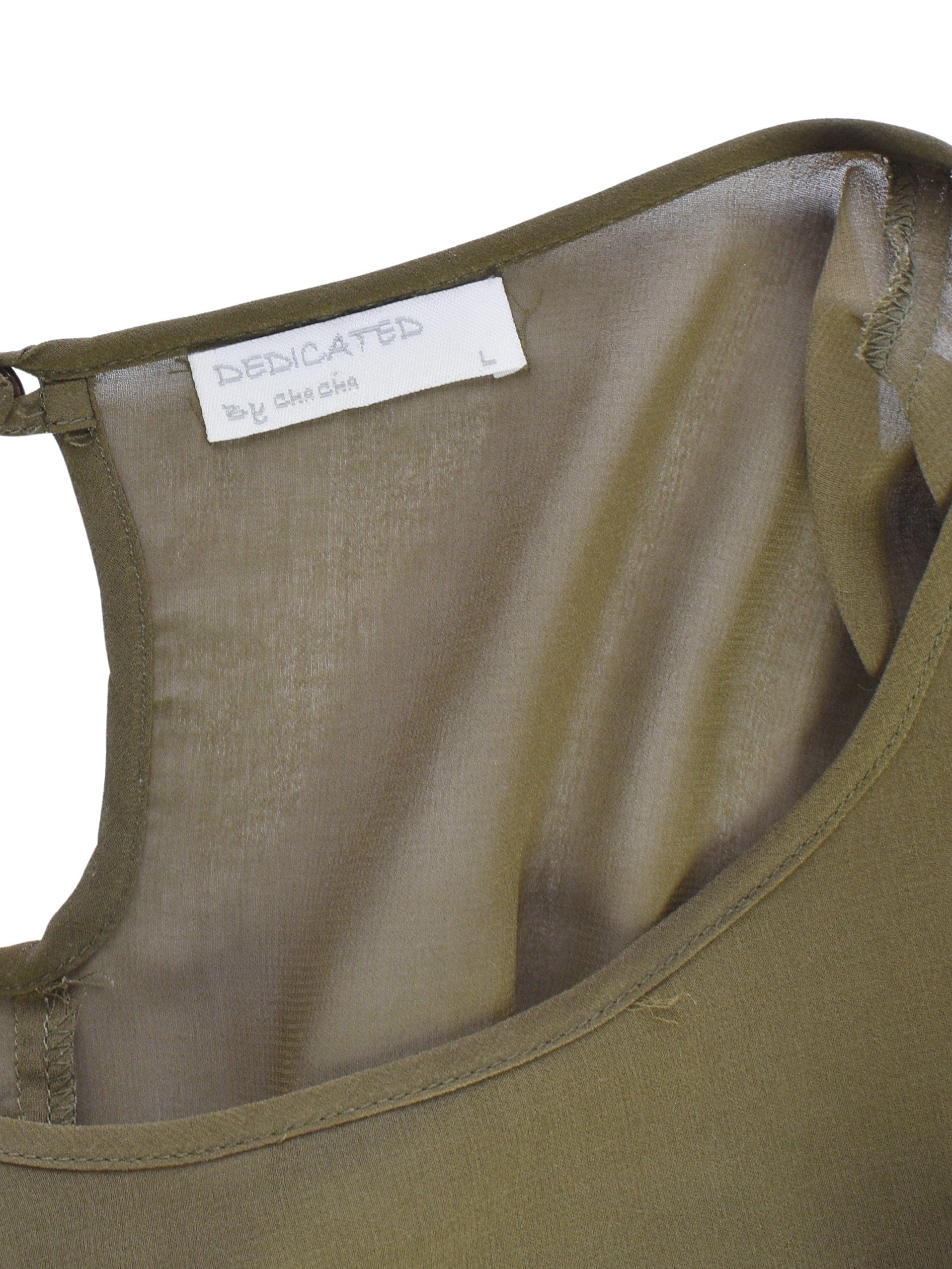 Dedicated by Cha Cha T-Shirt - L / Grøn / Kvinde - SassyLAB Secondhand