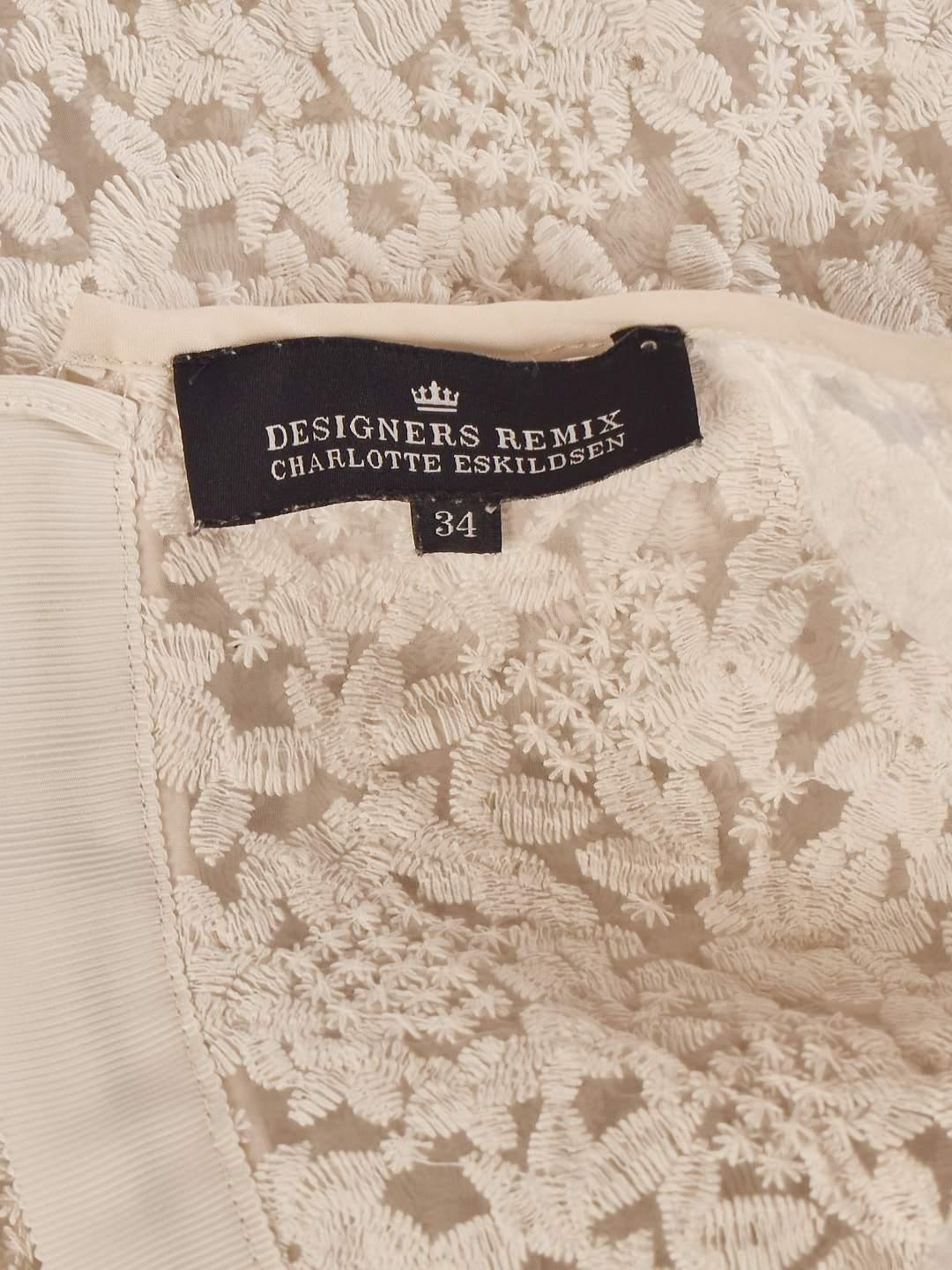 Designers Remix Bluse - 34 / Hvid / Kvinde - SassyLAB Secondhand