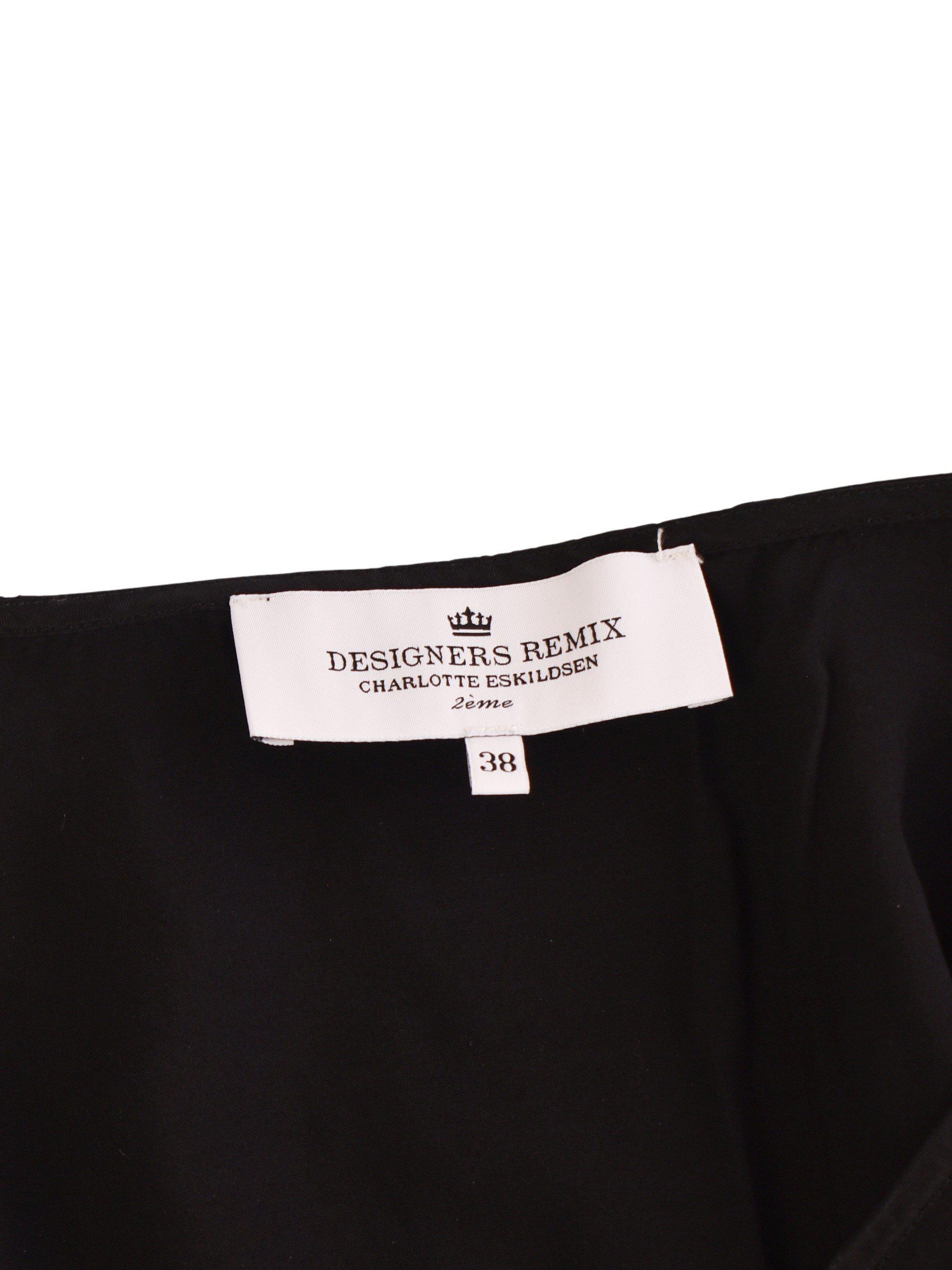 Designers Remix Bluse - 38 / Sort / Kvinde - SassyLAB Secondhand