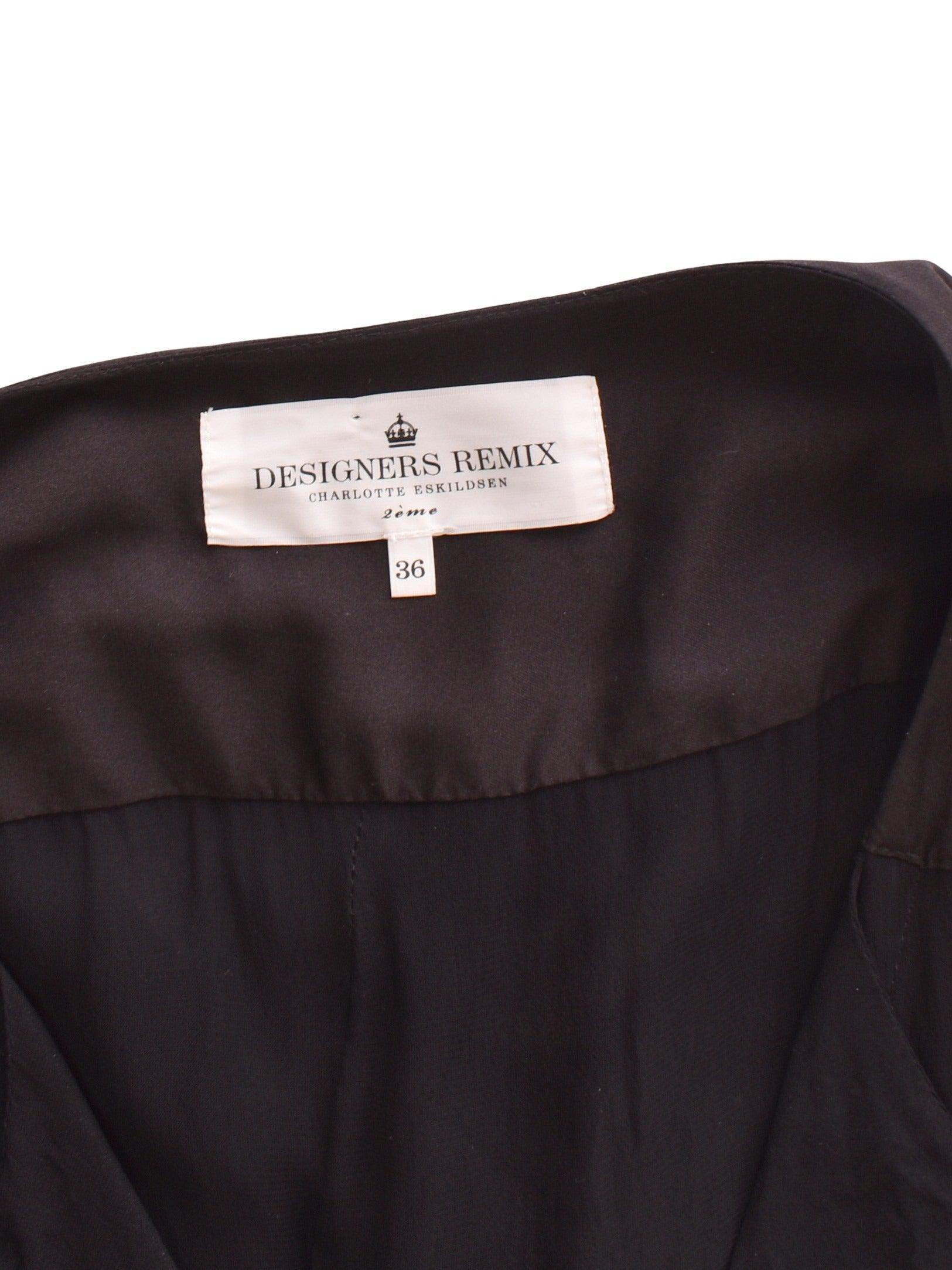 Designers Remix Skjorte - 36 / Sort / Kvinde - SassyLAB Secondhand