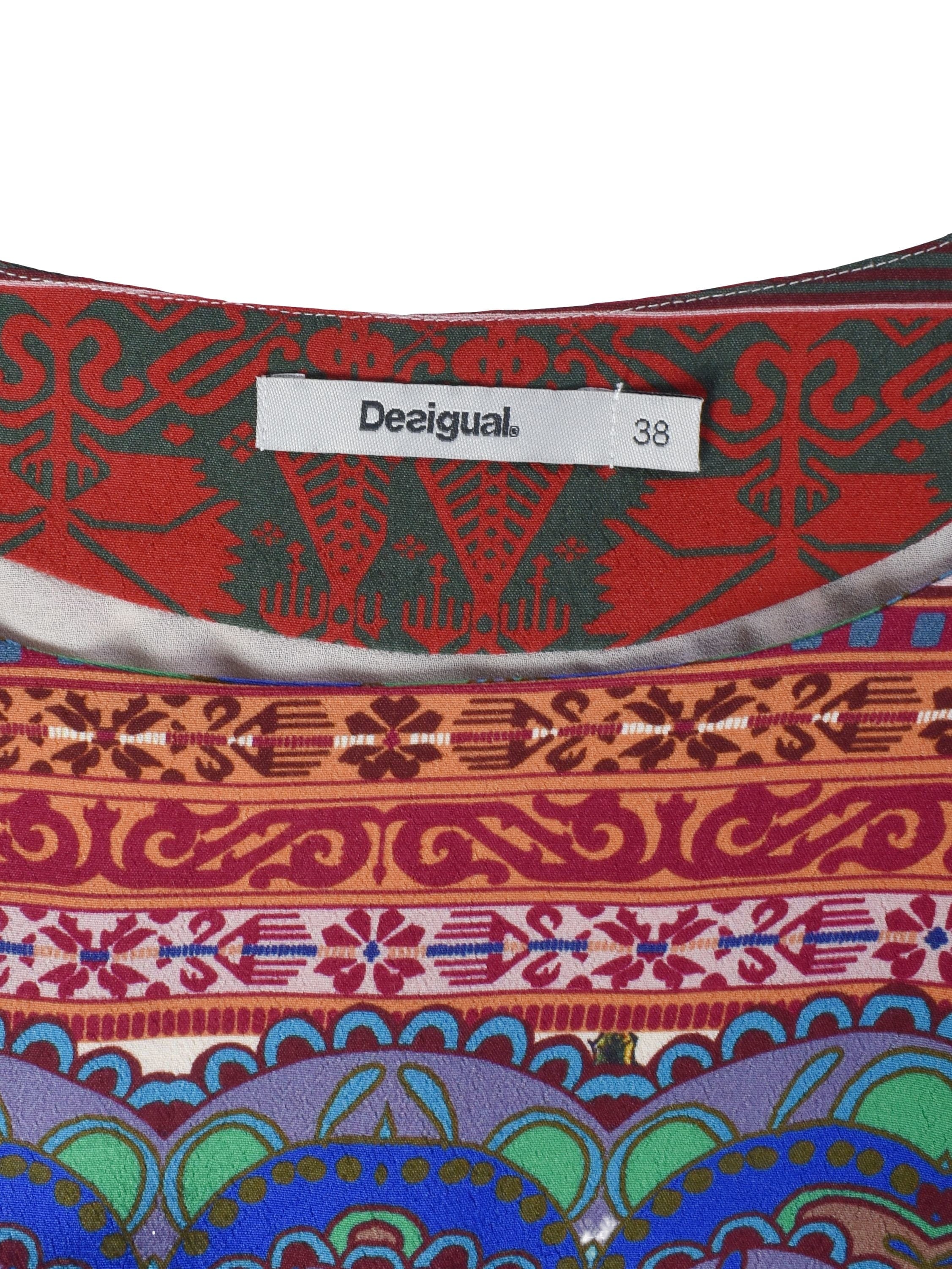 Desigual Kjole - 38 / Multifarvet / Kvinde - SassyLAB Secondhand
