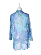 DNY Cph Bluse - S / Blå / Kvinde - SassyLAB Secondhand