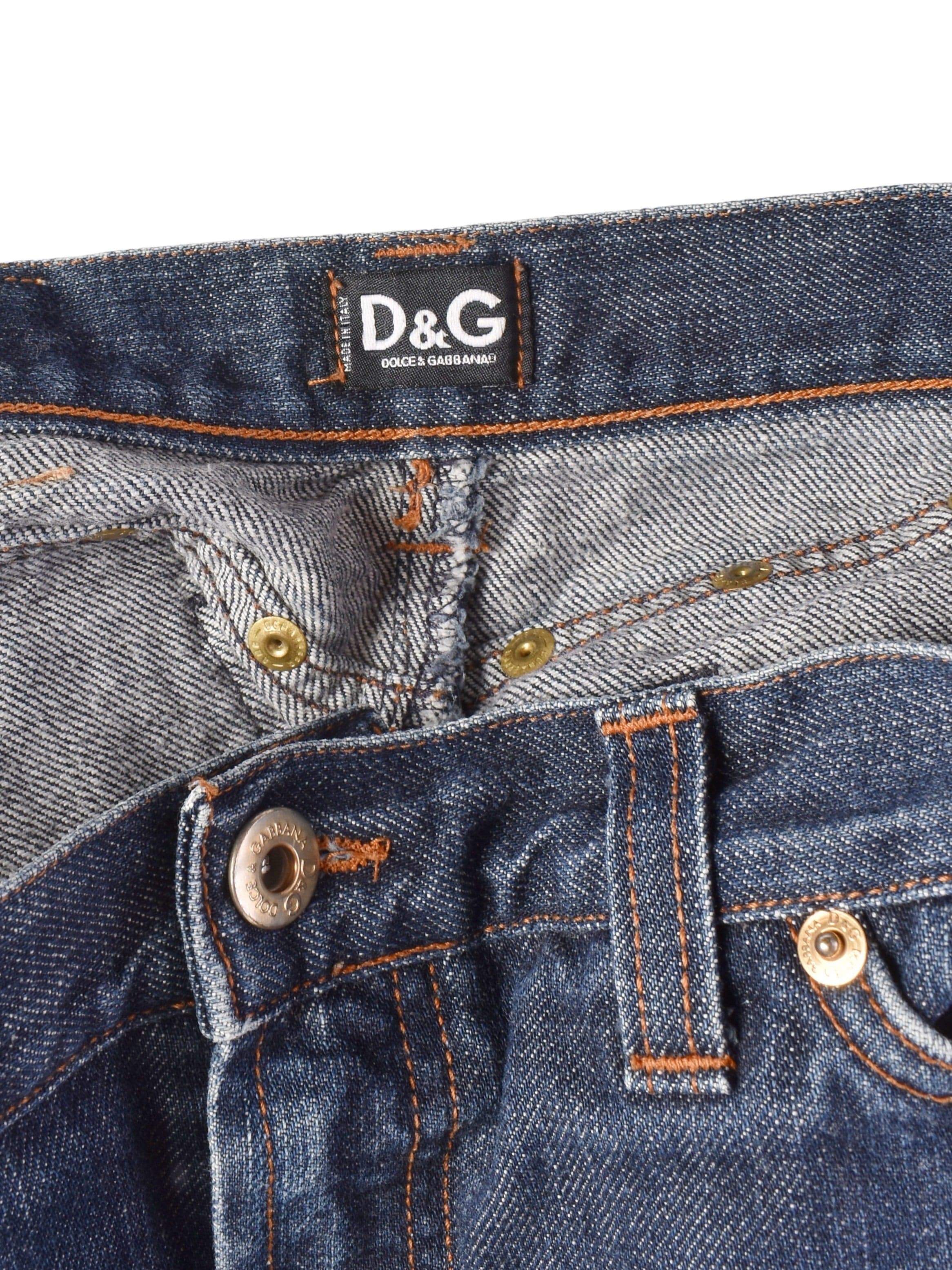Dolce and Gabbana Nederdel - 44 / Blå / Kvinde - SassyLAB Secondhand