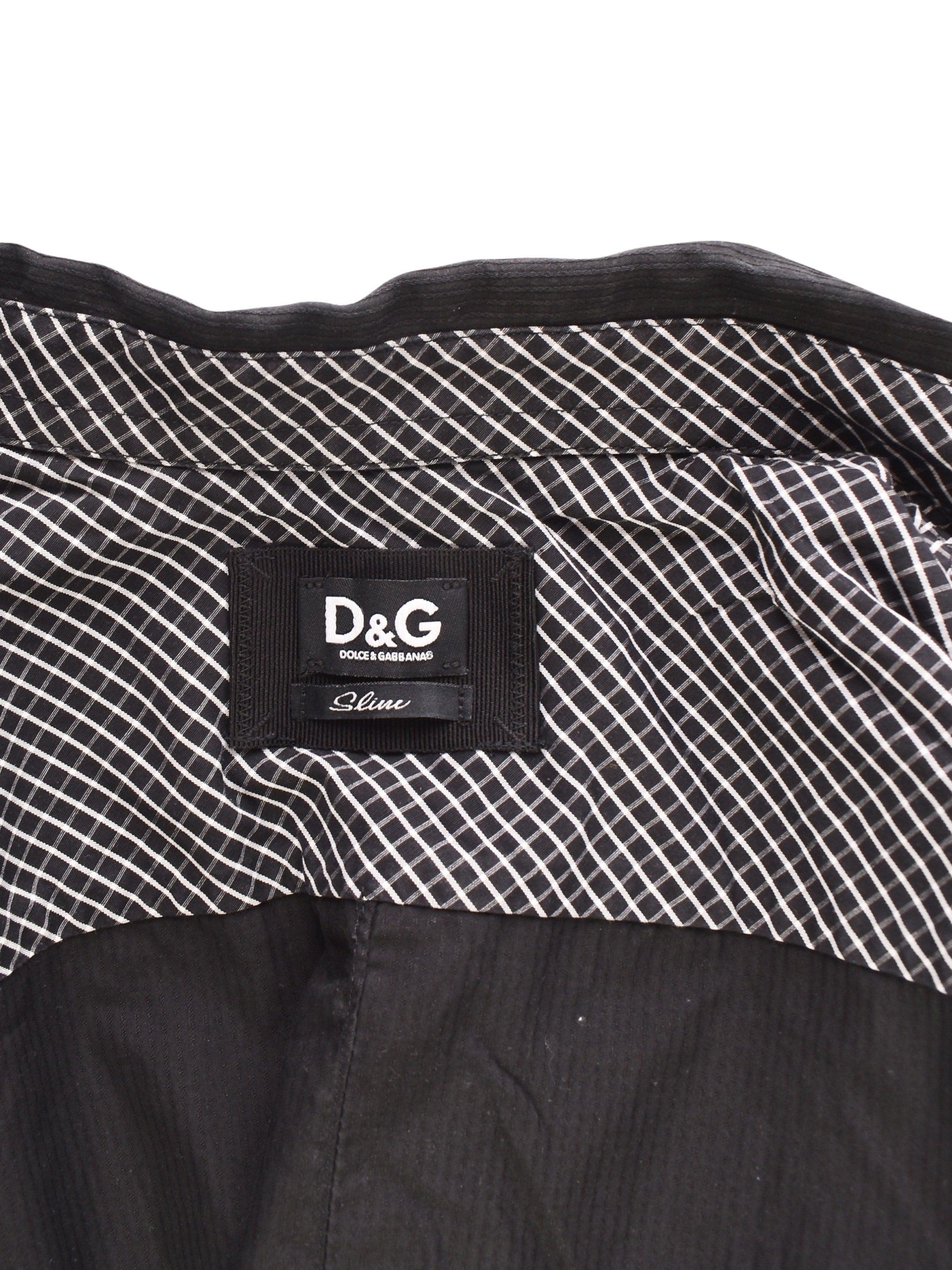 Dolce & Gabbana Skjorte - 50 / Sort / Mand - SassyLAB Secondhand