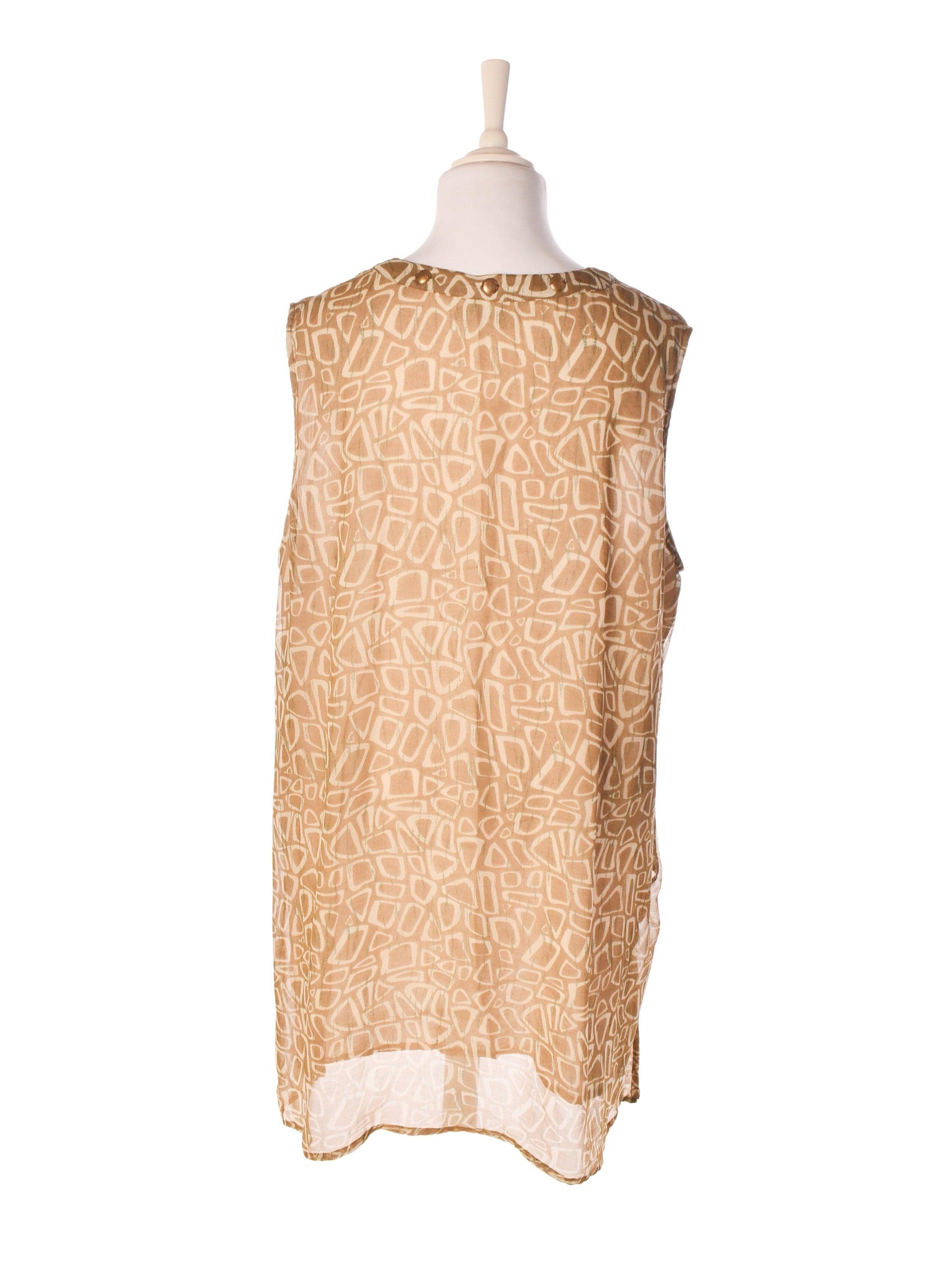 Dominique Top - 56 / Brun / Kvinde - SassyLAB Secondhand
