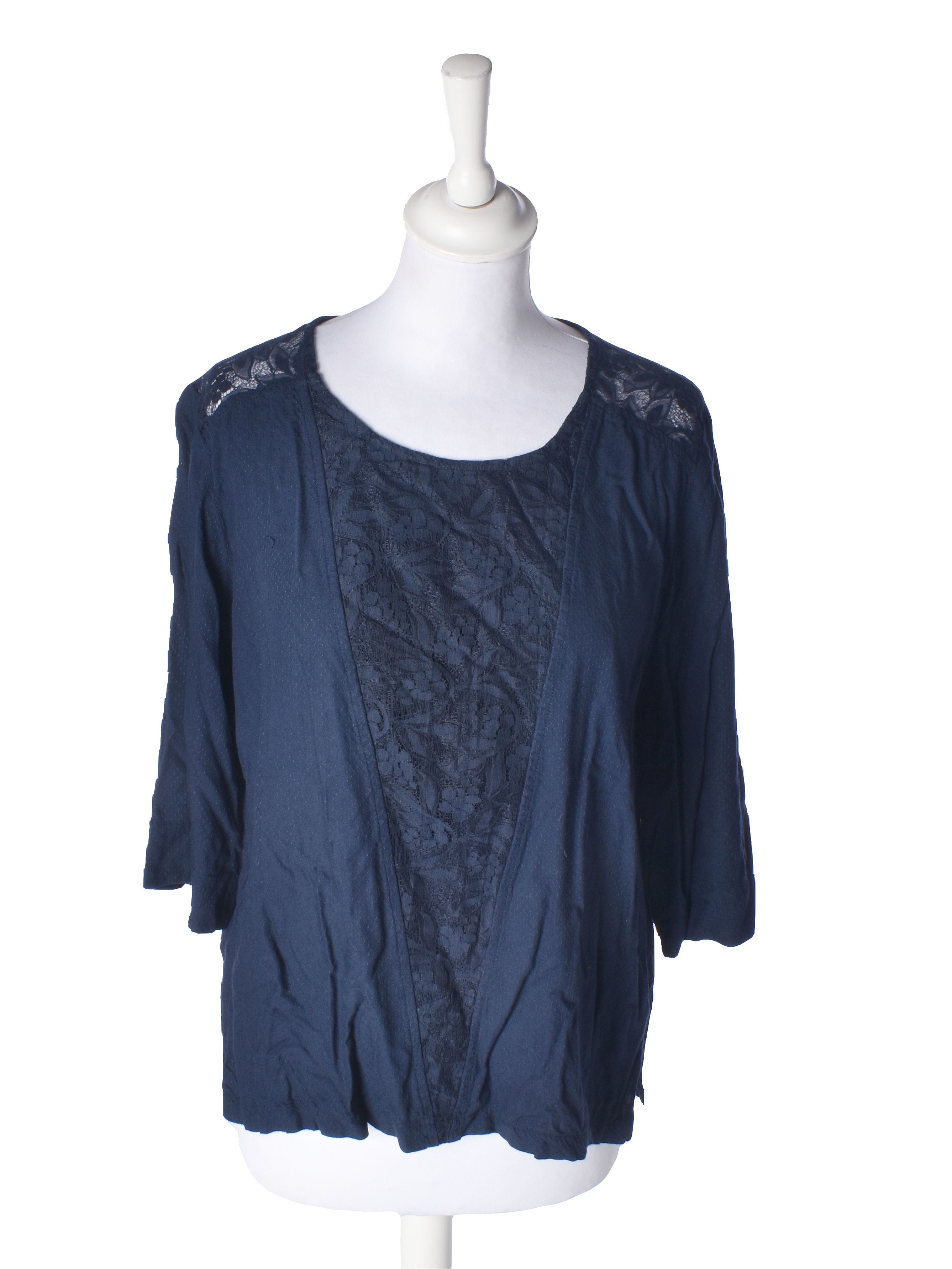 Dranella Bluse - 36 / Blå / Kvinde - SassyLAB Secondhand