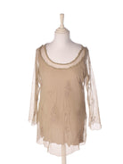 Dranella Bluse - L / Grå / Kvinde - SassyLAB Secondhand