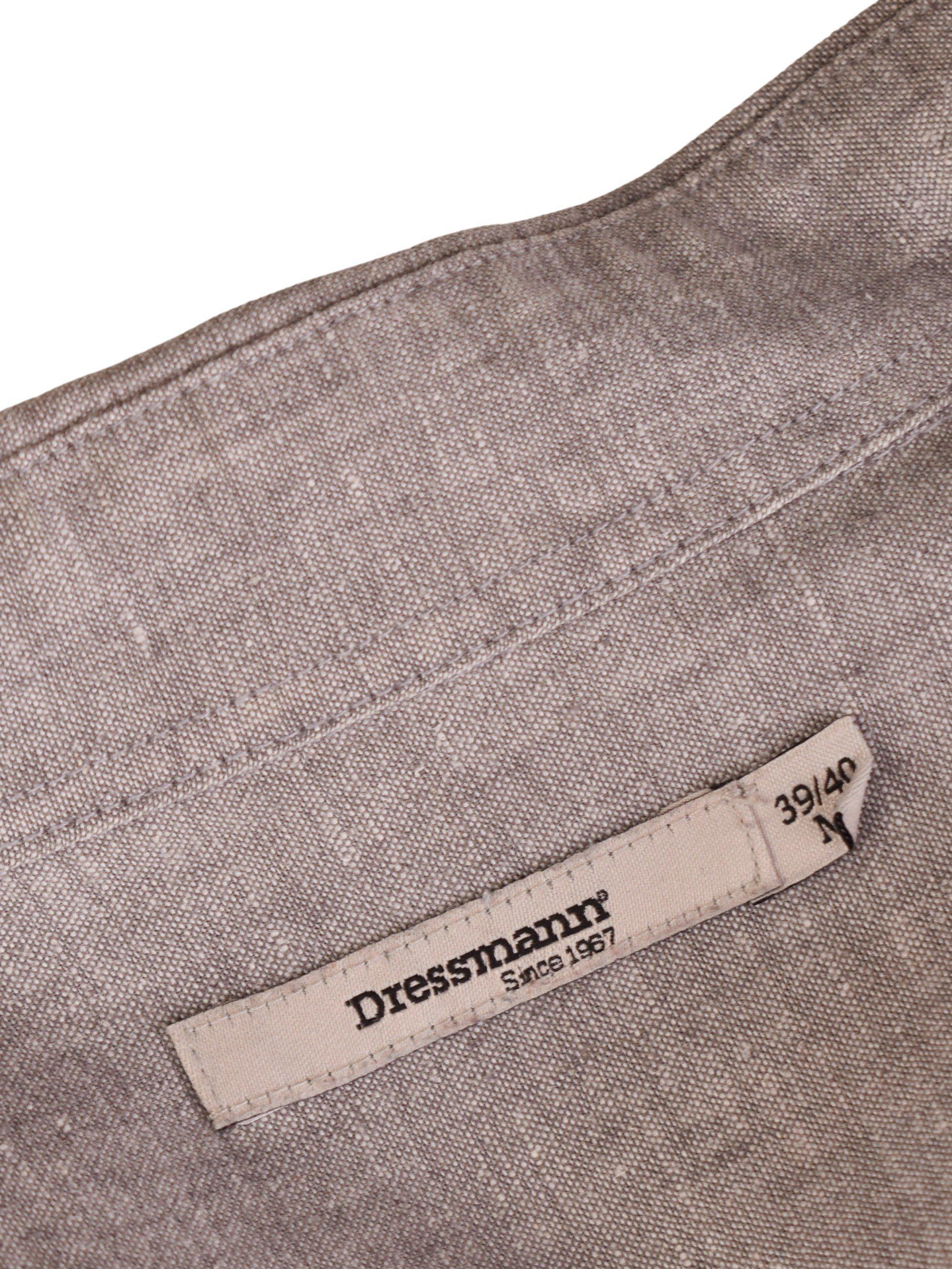 Dressmann Skjorte - M / Grå / Mand - SassyLAB Secondhand